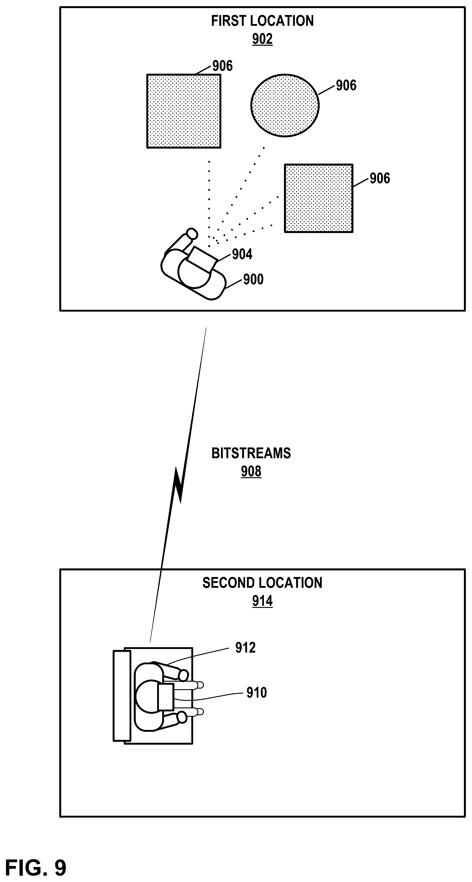 Patent US12328448 Figure 8 – Residual coding for geometry point cloud compression