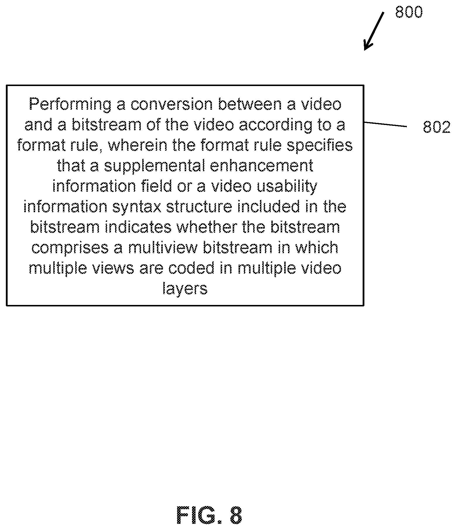 Patent US12328449 Figure 8 – Signalling of auxiliary information