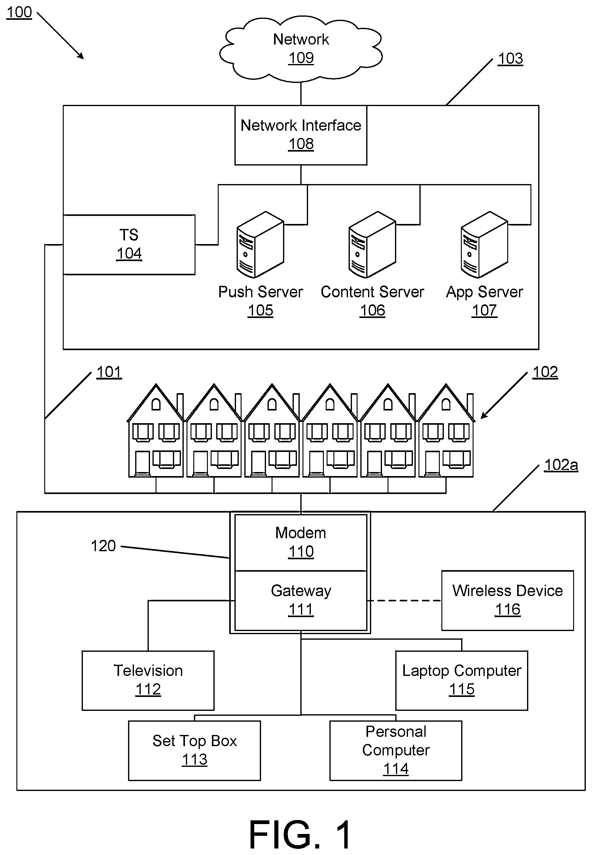 Patent US12328455 — Cache eviction during off-peak transactions — Figure 1