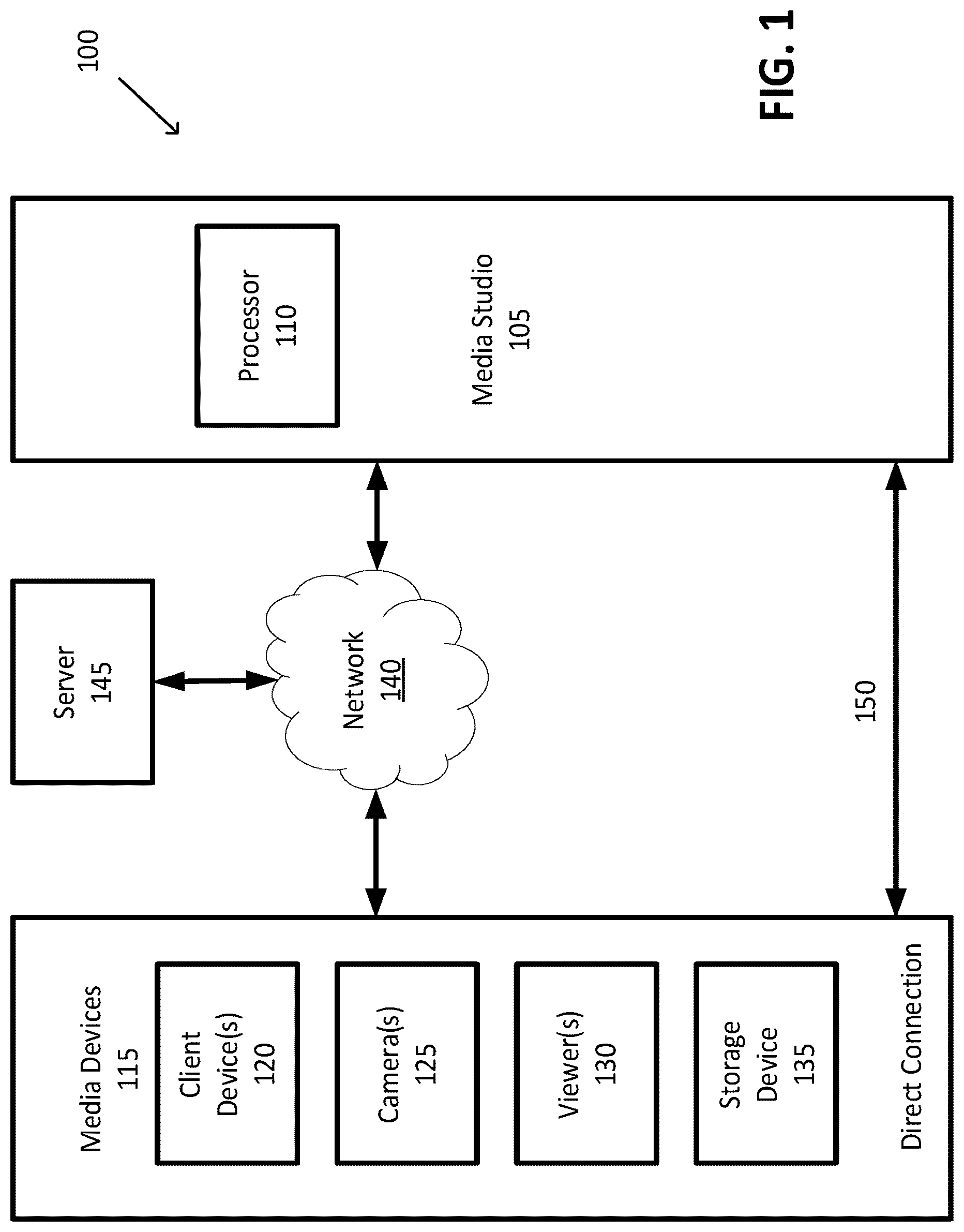 Patent US12328462 Figure 1 – Media session management