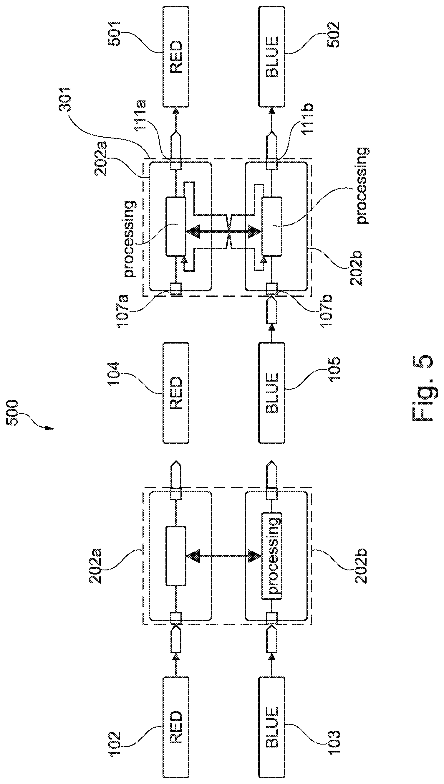 Patent US12328483 Figure 5 – Media data transmission and processing system and method for operating such system