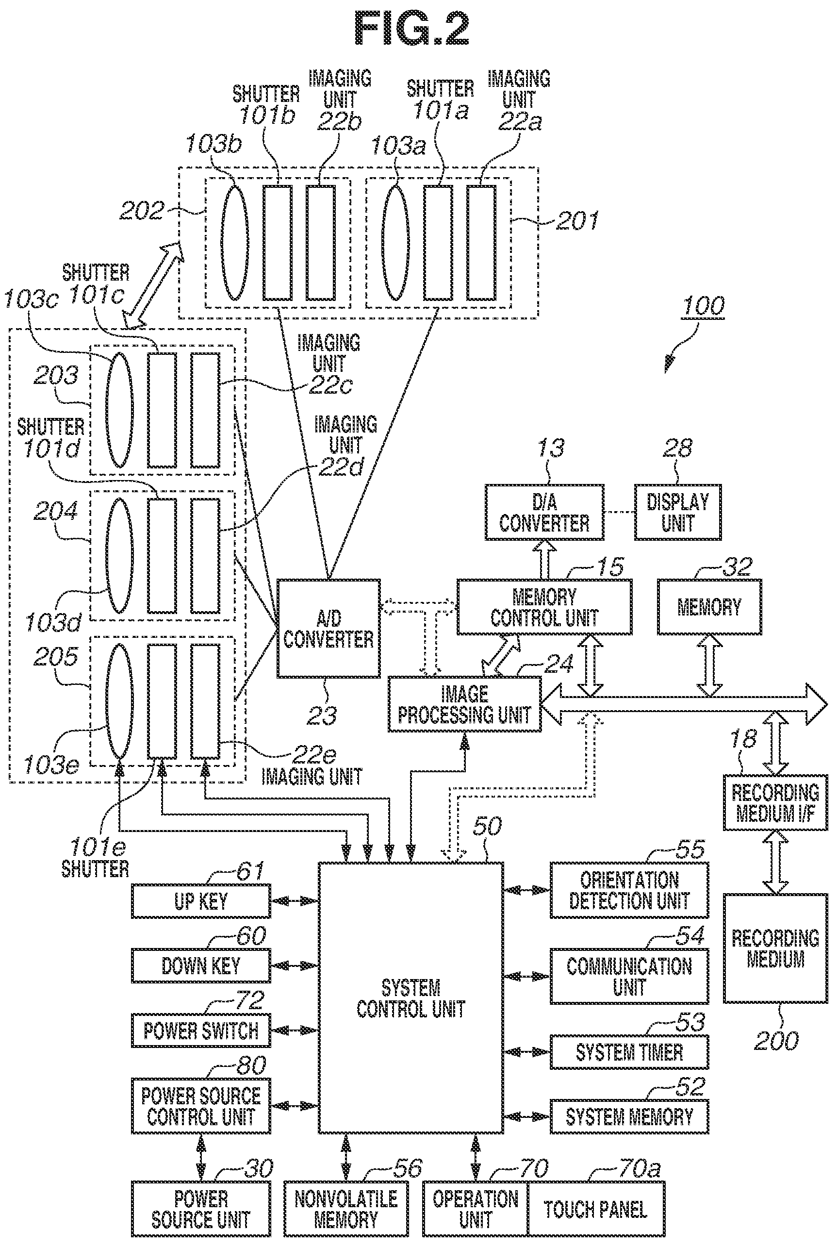 Patent US12328490 Figure 2 – Electronic device with zoom control