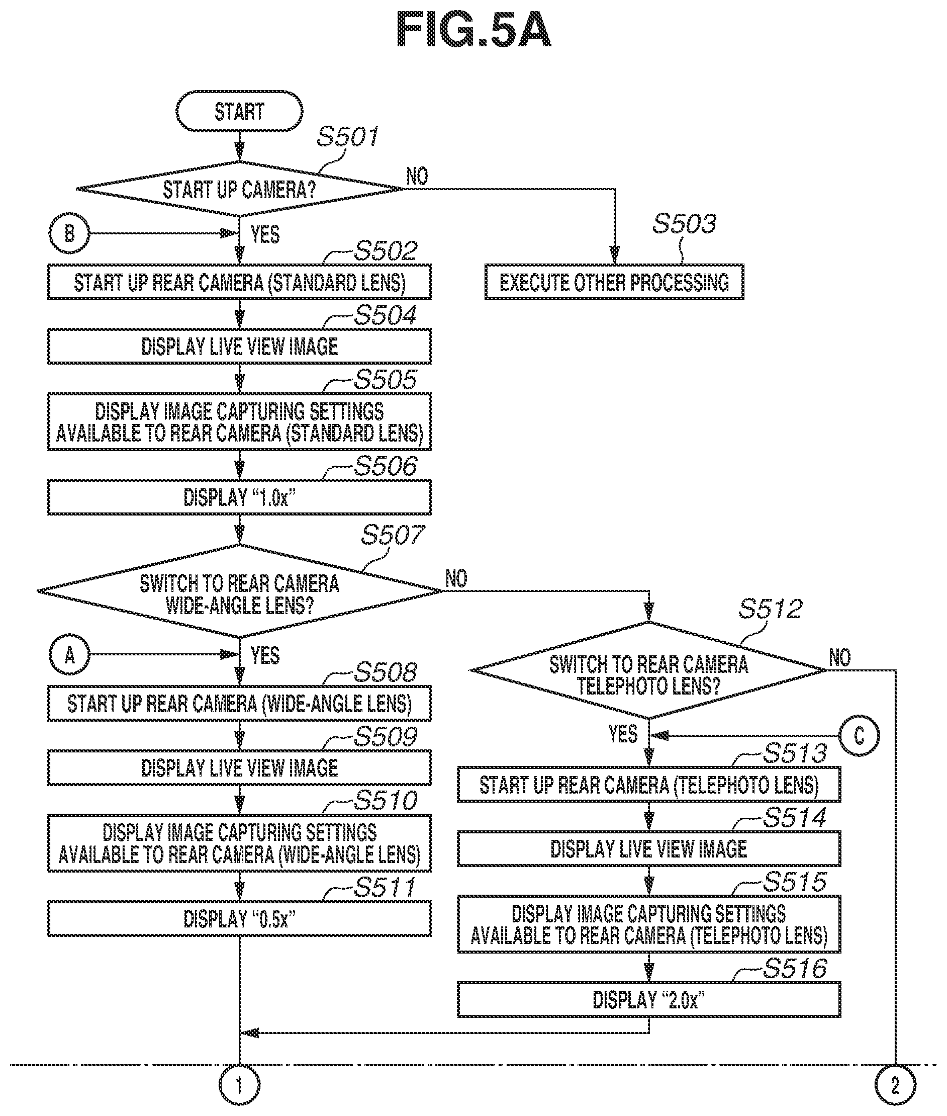 Patent US12328490 Figure 5 – Electronic device with zoom control