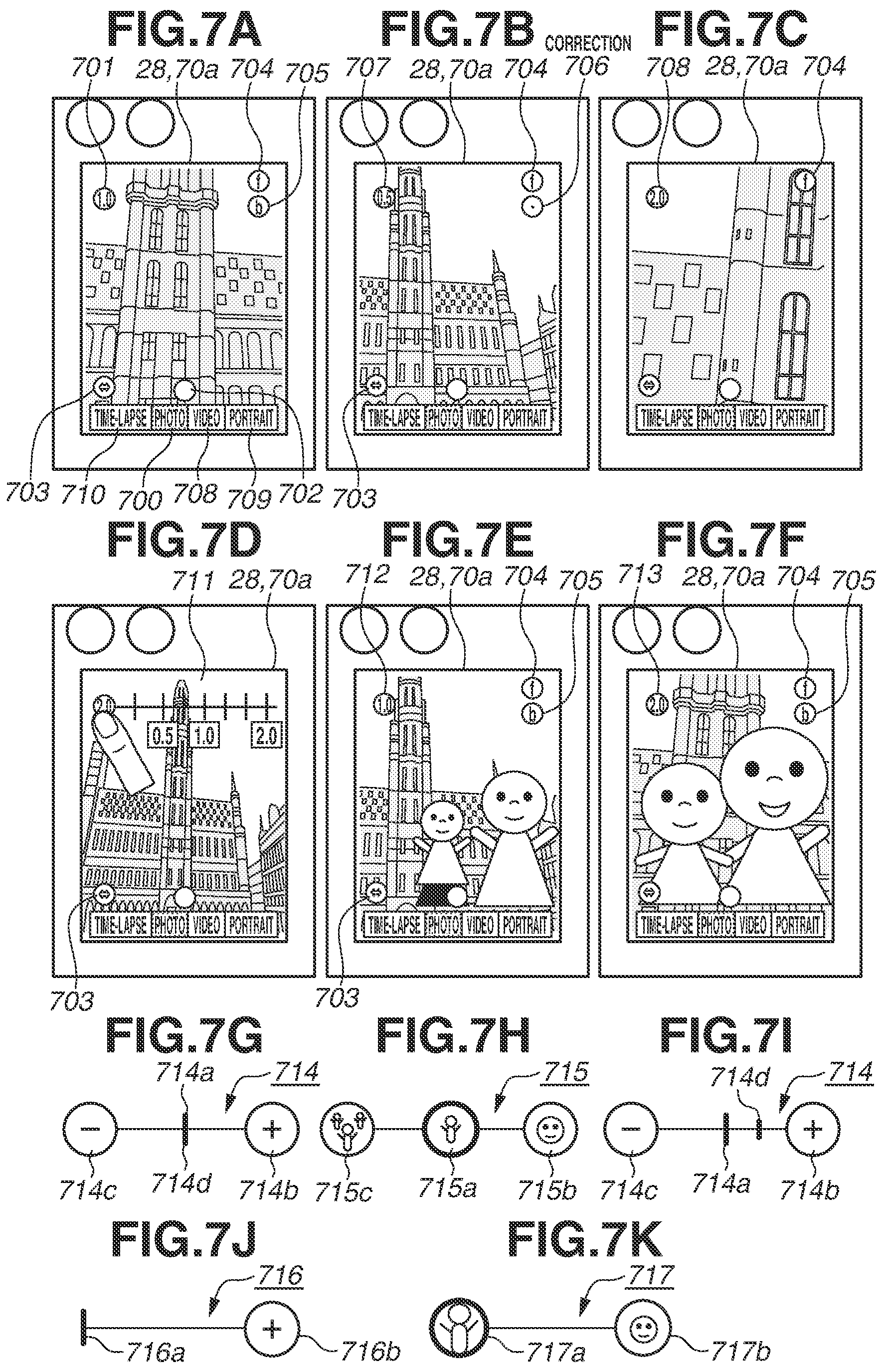 Patent US12328490 Figure 9 – Electronic device with zoom control
