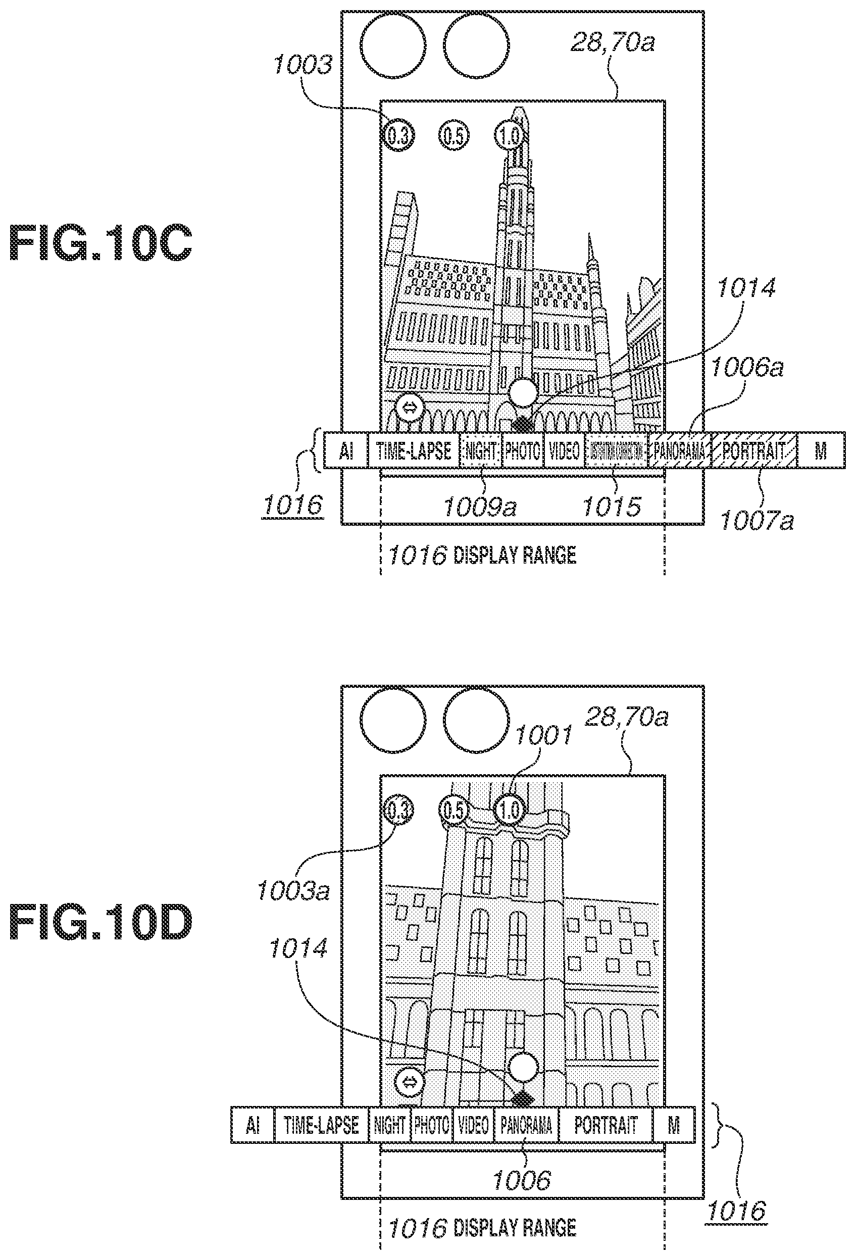 Patent US12328490 Figure 15 – Electronic device with zoom control