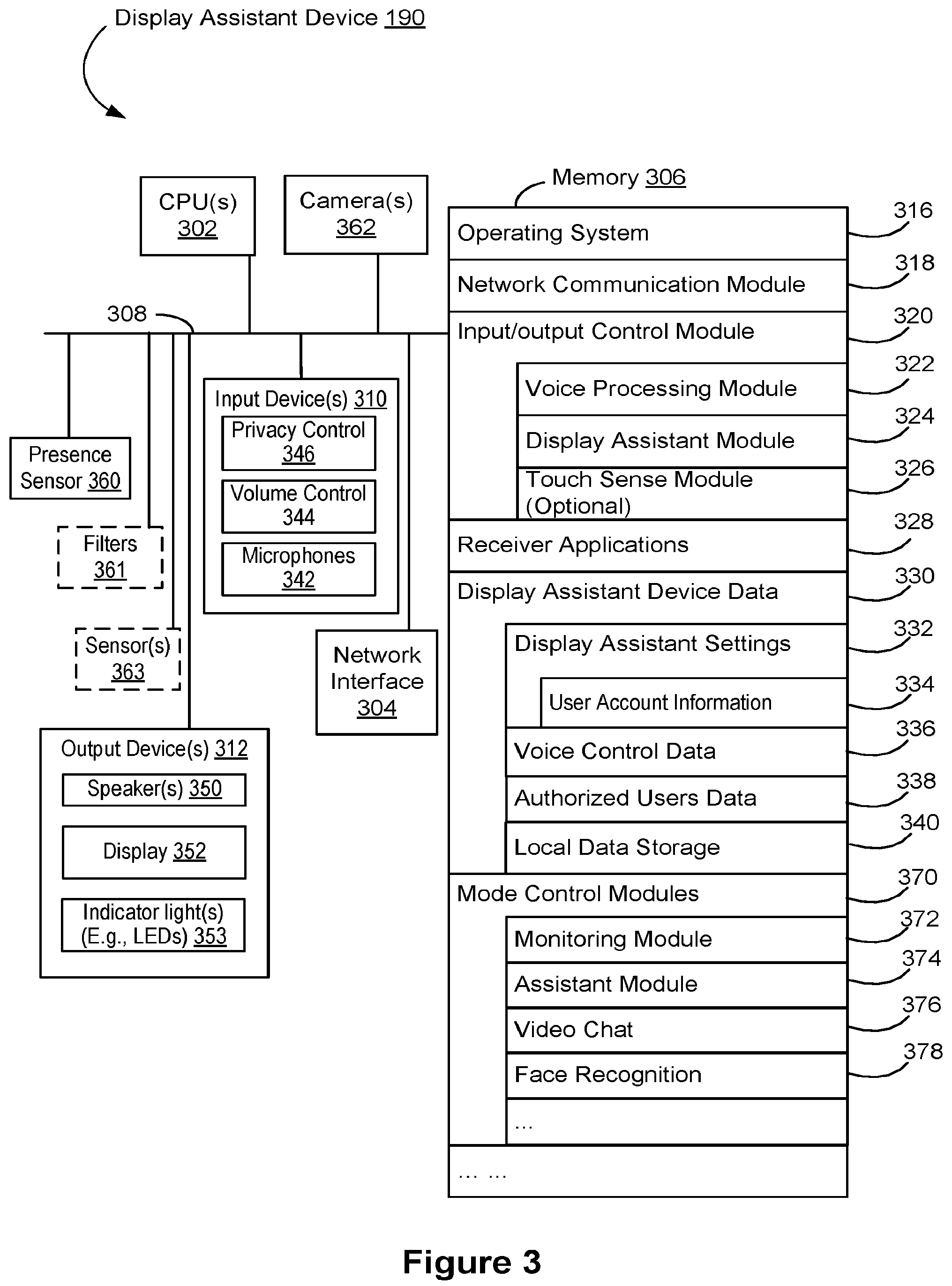 Patent US12328495 Figure 8 – Display assistant device having a monitoring mode and an assistant mode