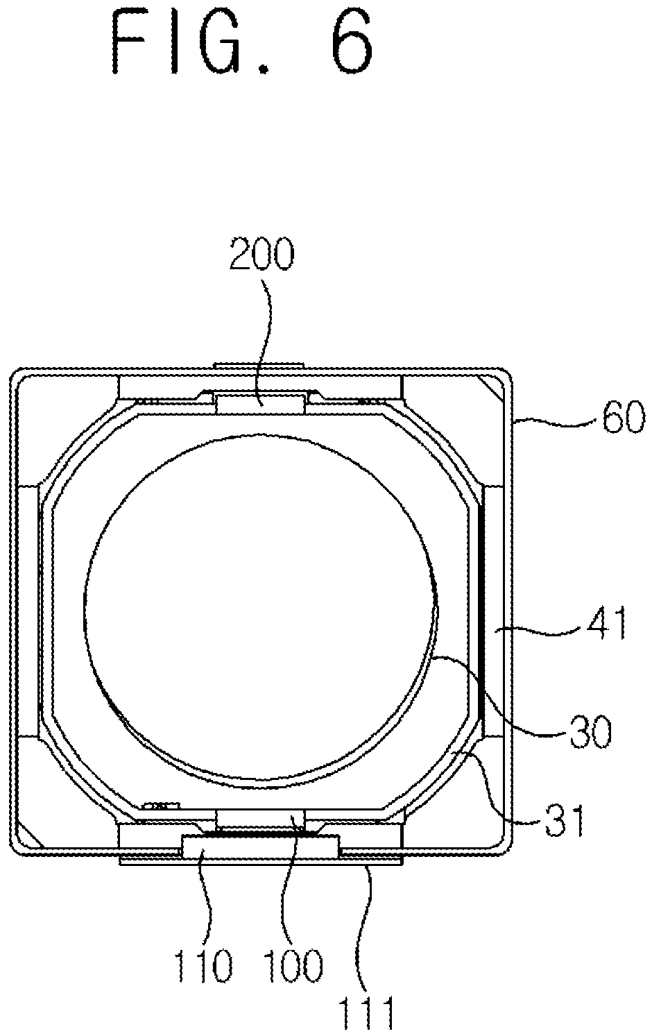 Patent US12328504 Figure 6 – Lens moving unit comprising a sensing magnet and a correction magnet