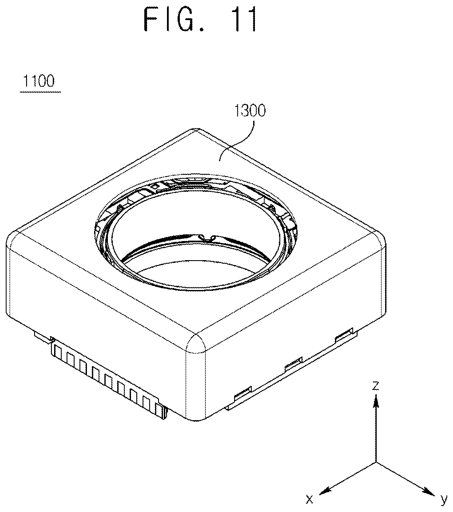 Patent US12328504 Figure 11 – Lens moving unit comprising a sensing magnet and a correction magnet