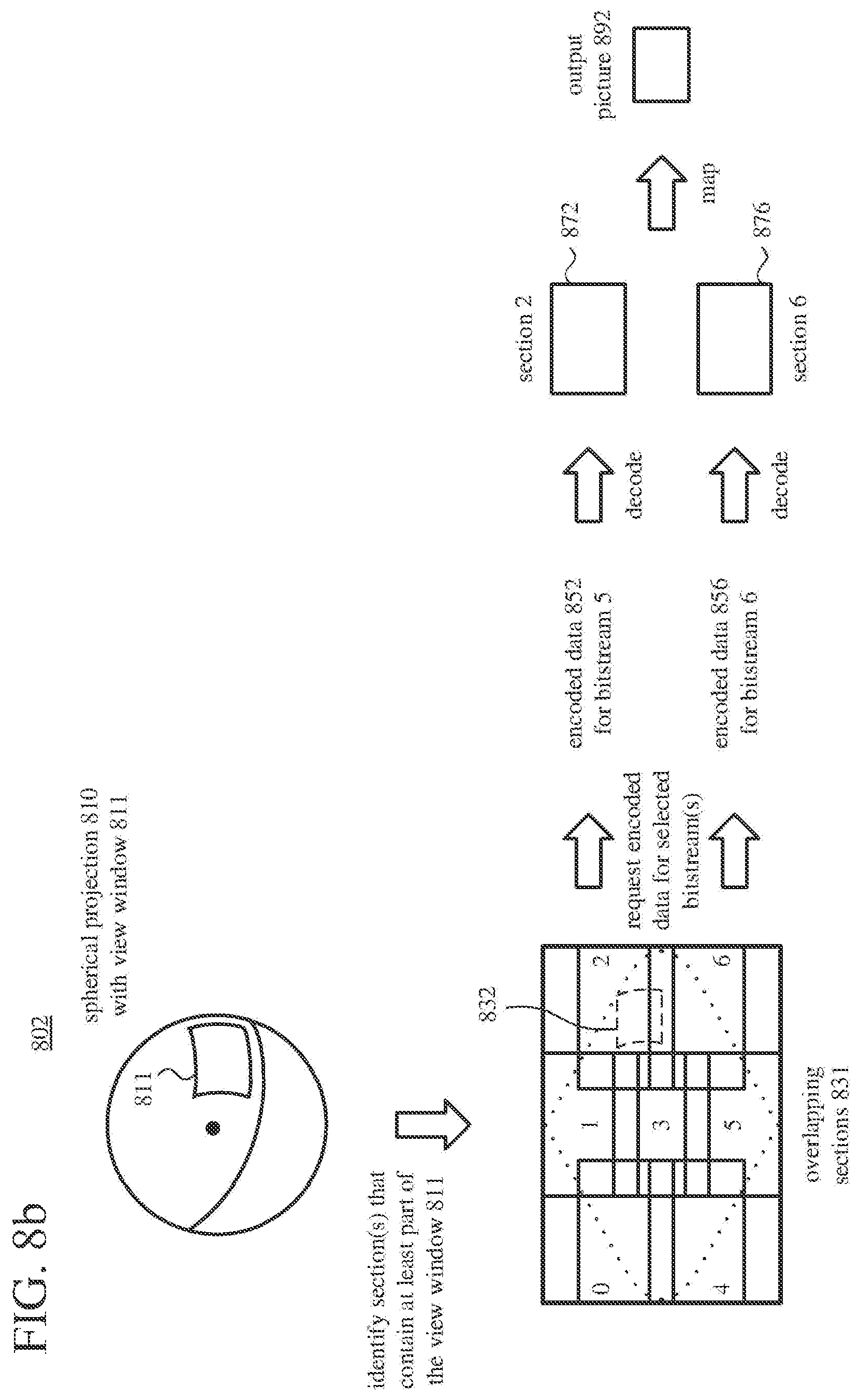 Patent US12328509 Figure 10 – Adaptive panoramic video streaming using composite pictures