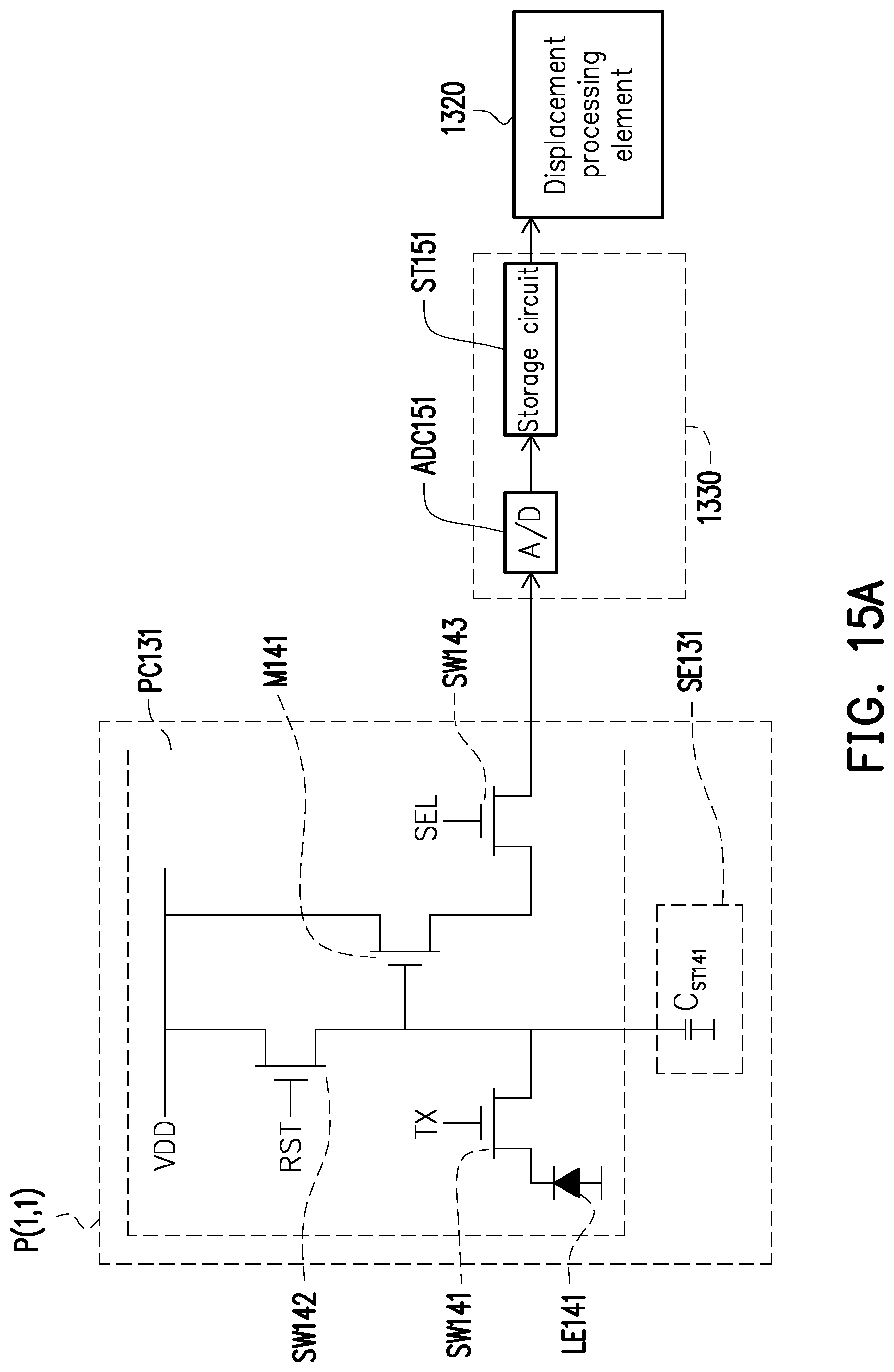 Patent US12328519 Figure 14 – Image sensor