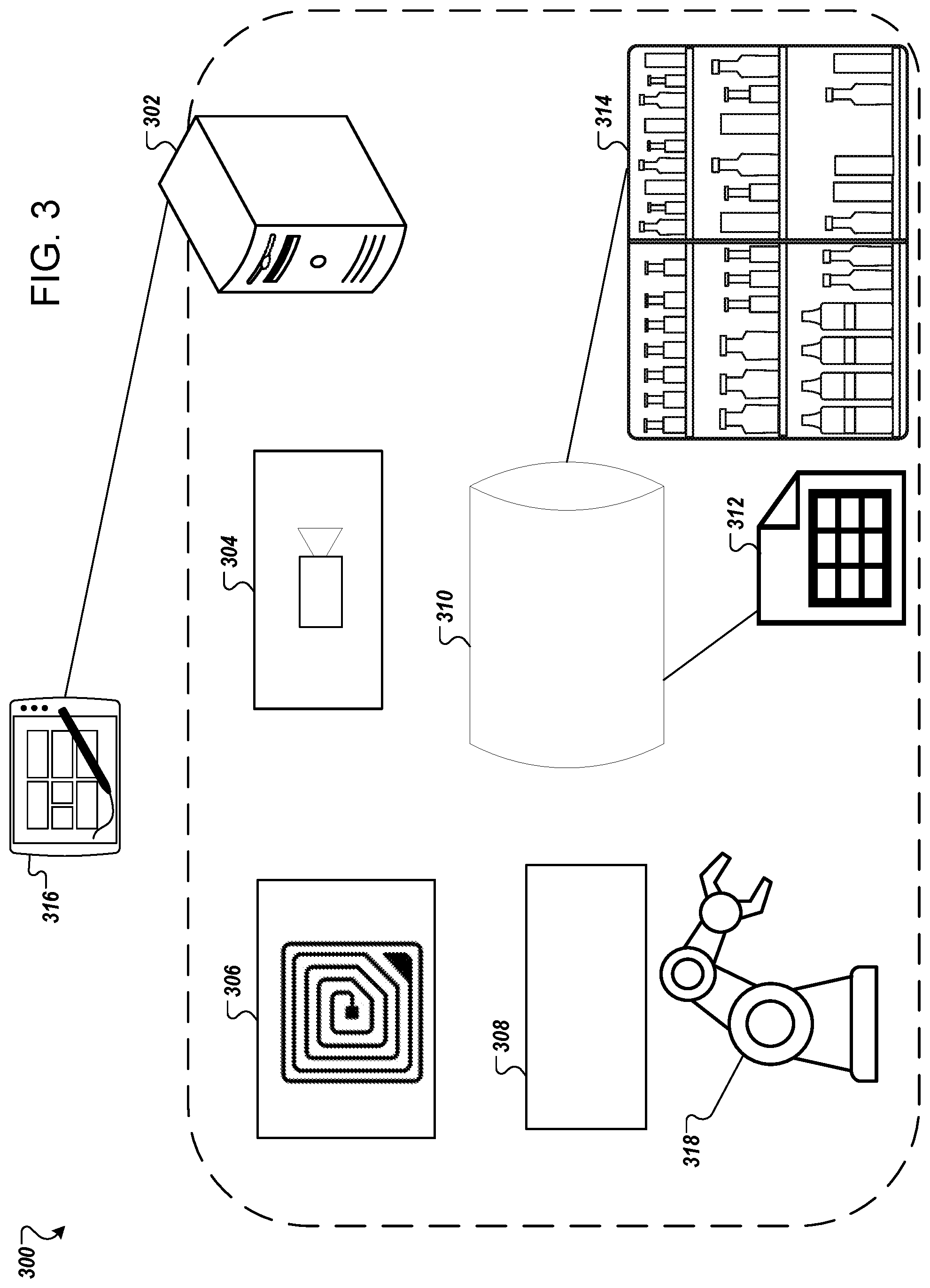 Patent US12328525 Figure 3 – Refrigeration system with temperature monitoring