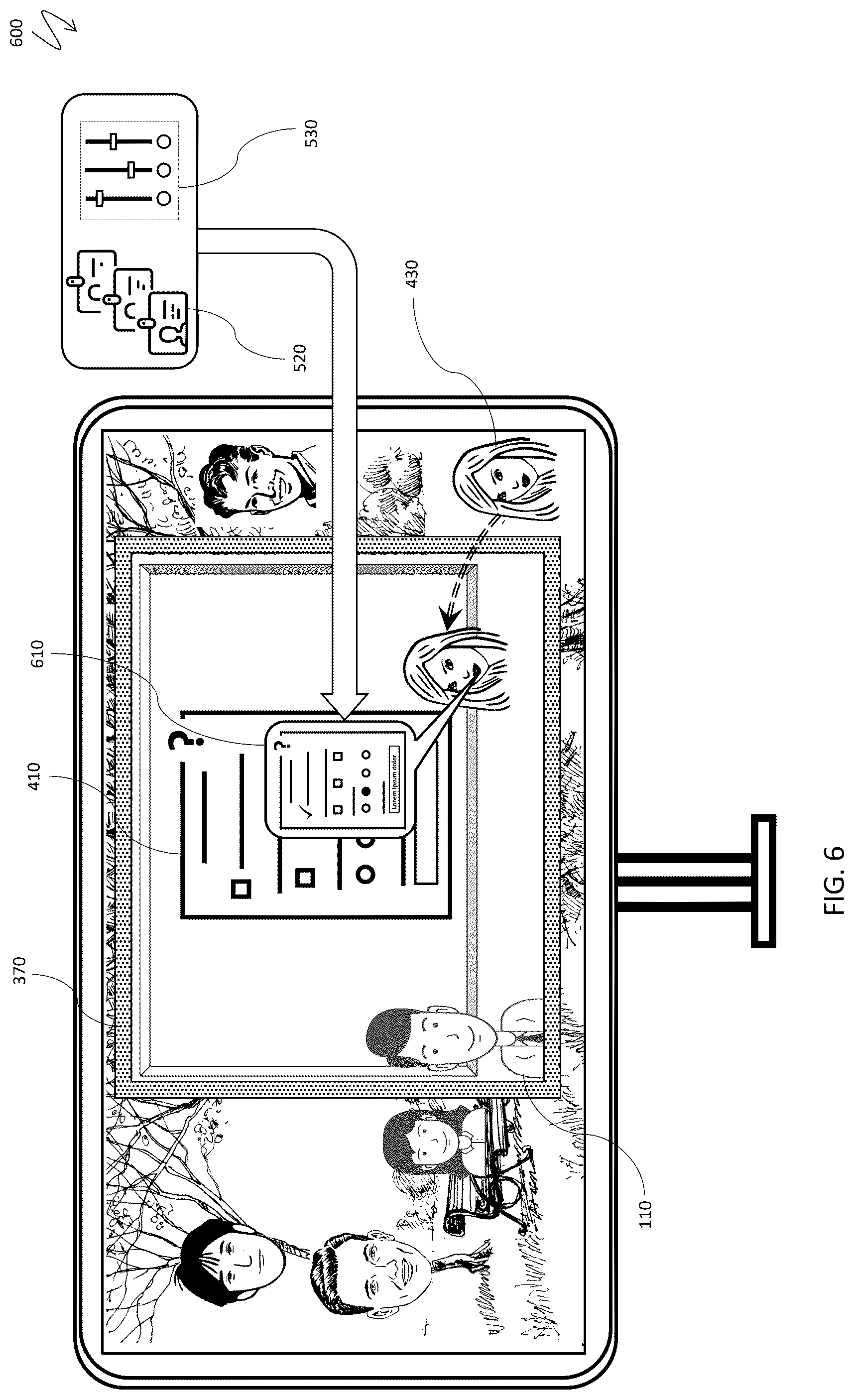 Patent US12328530 Figure 8 – Anchors and interactive forms for asynchronous video presentations with immersive viewers