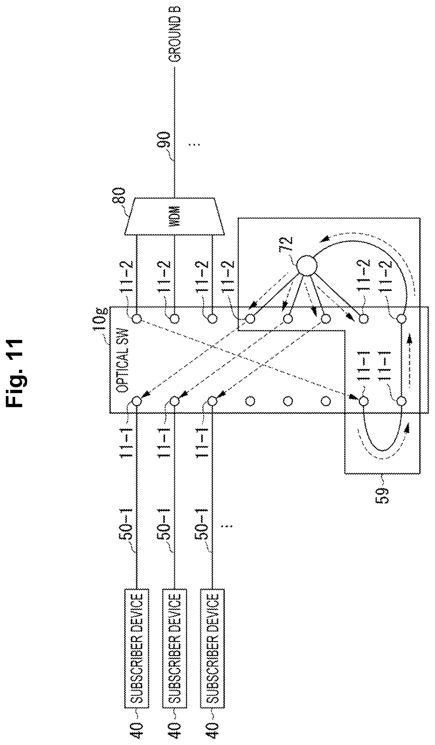 Patent US12328537 Figure 11 – Optical communication apparatus, optical communication system and optical communication method