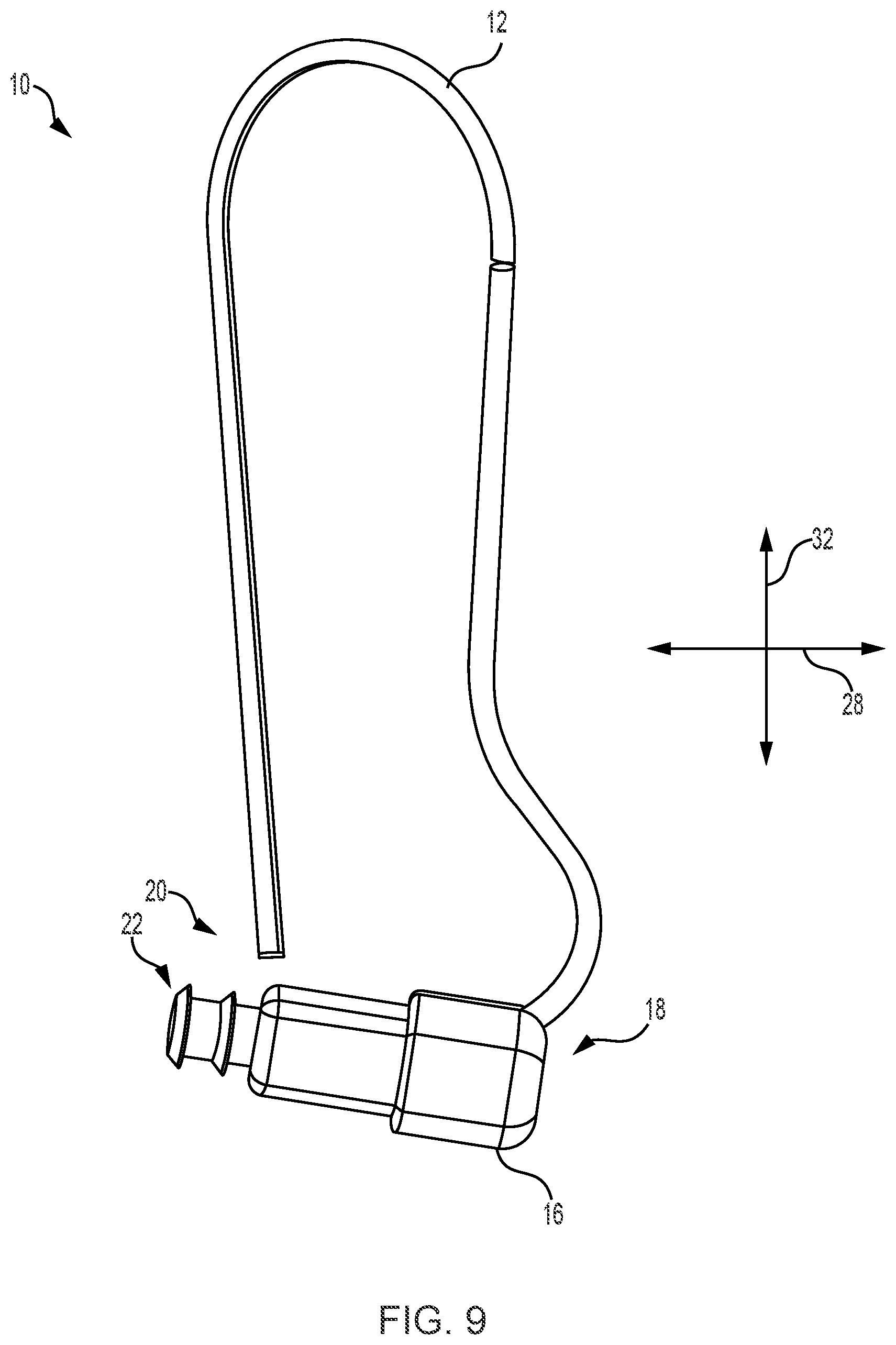 Patent US12328541 — Earpiece retention assembly — Figure 1