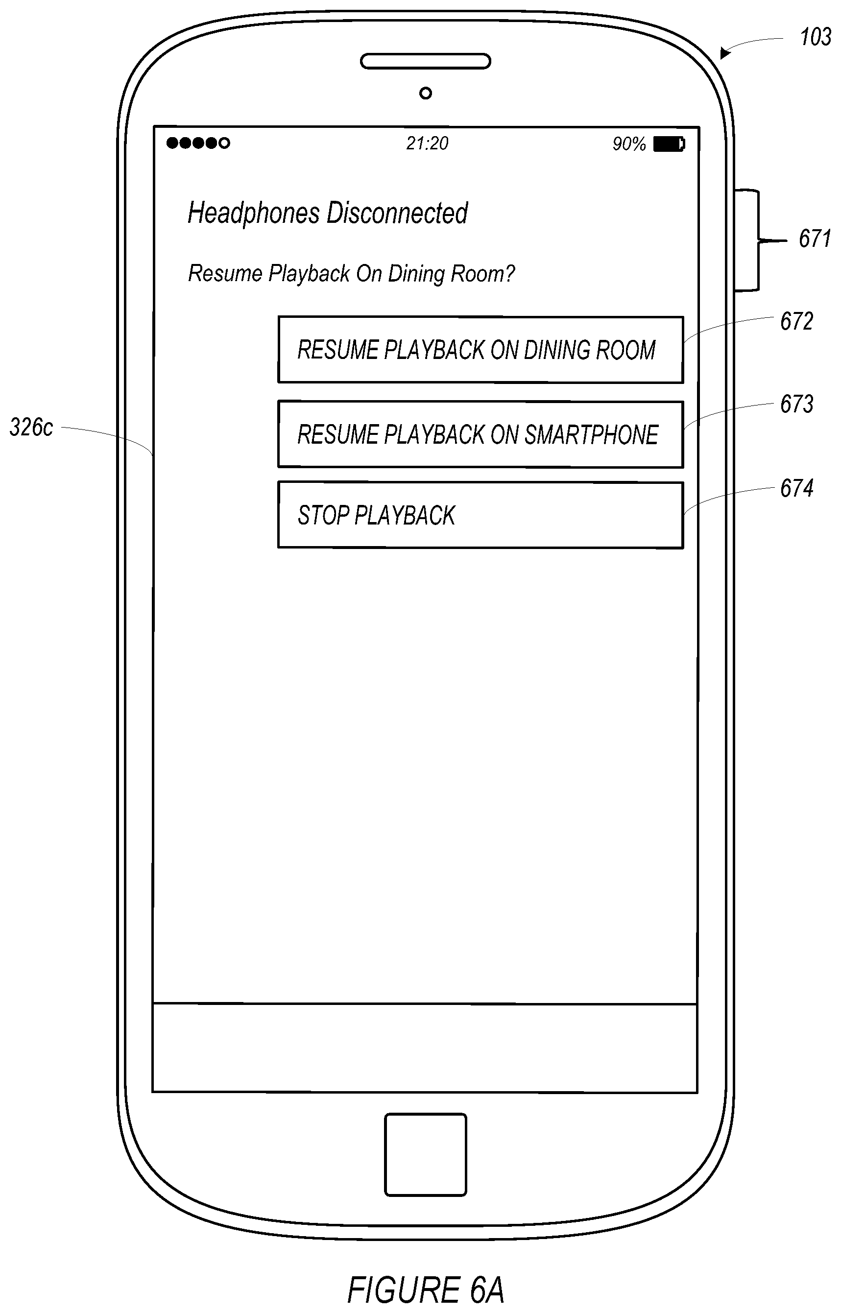 Patent US12328543 Figure 7 – Headphone interaction with media playback system