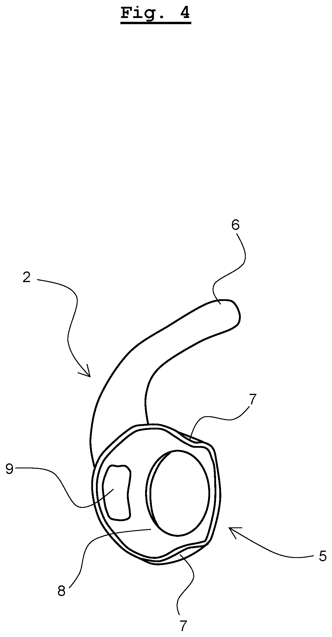Patent US12328544 Figure 4 – Adapter for an earphone