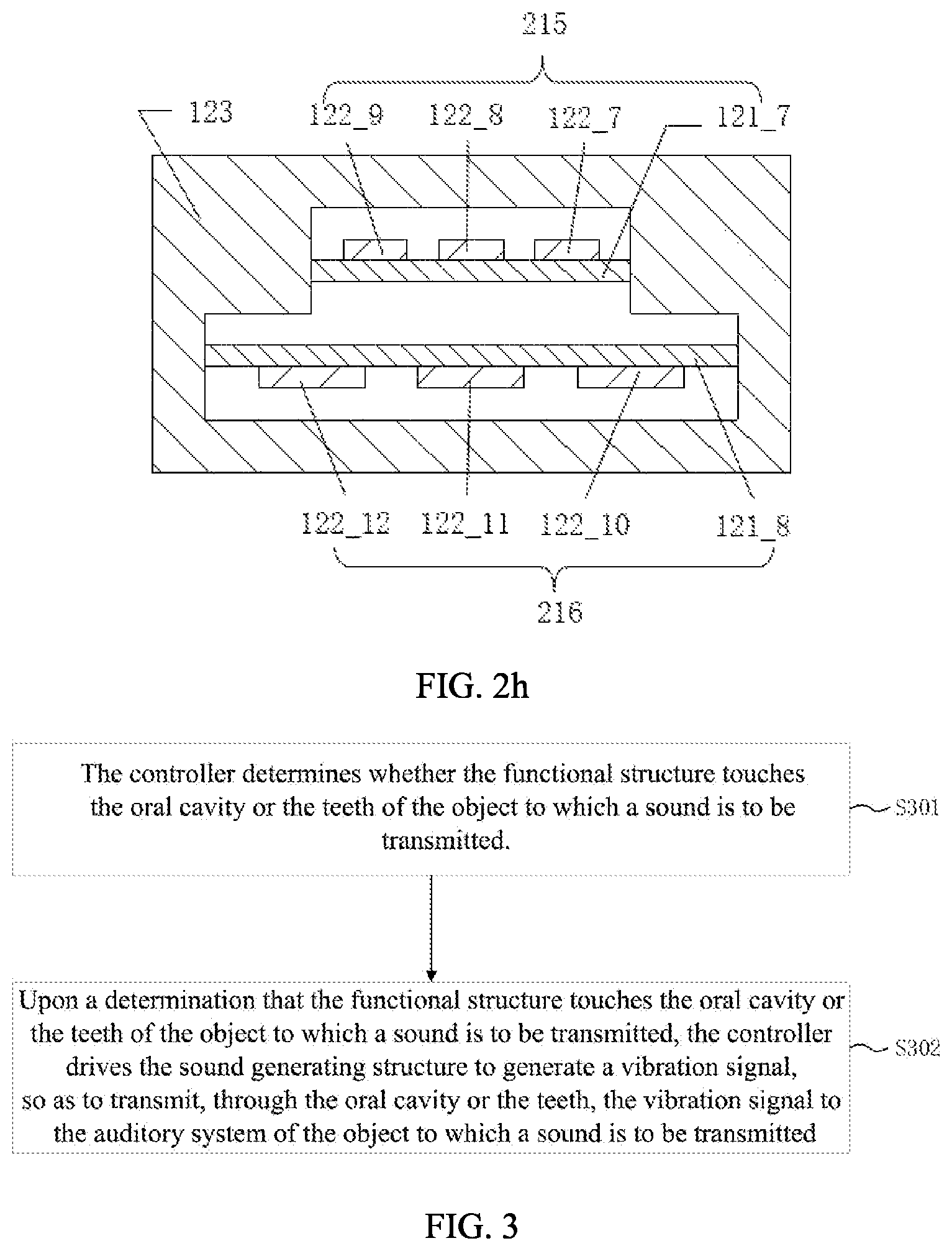 Patent US12328549 Figure 5 – Integrated bone conduction sound generating device and method