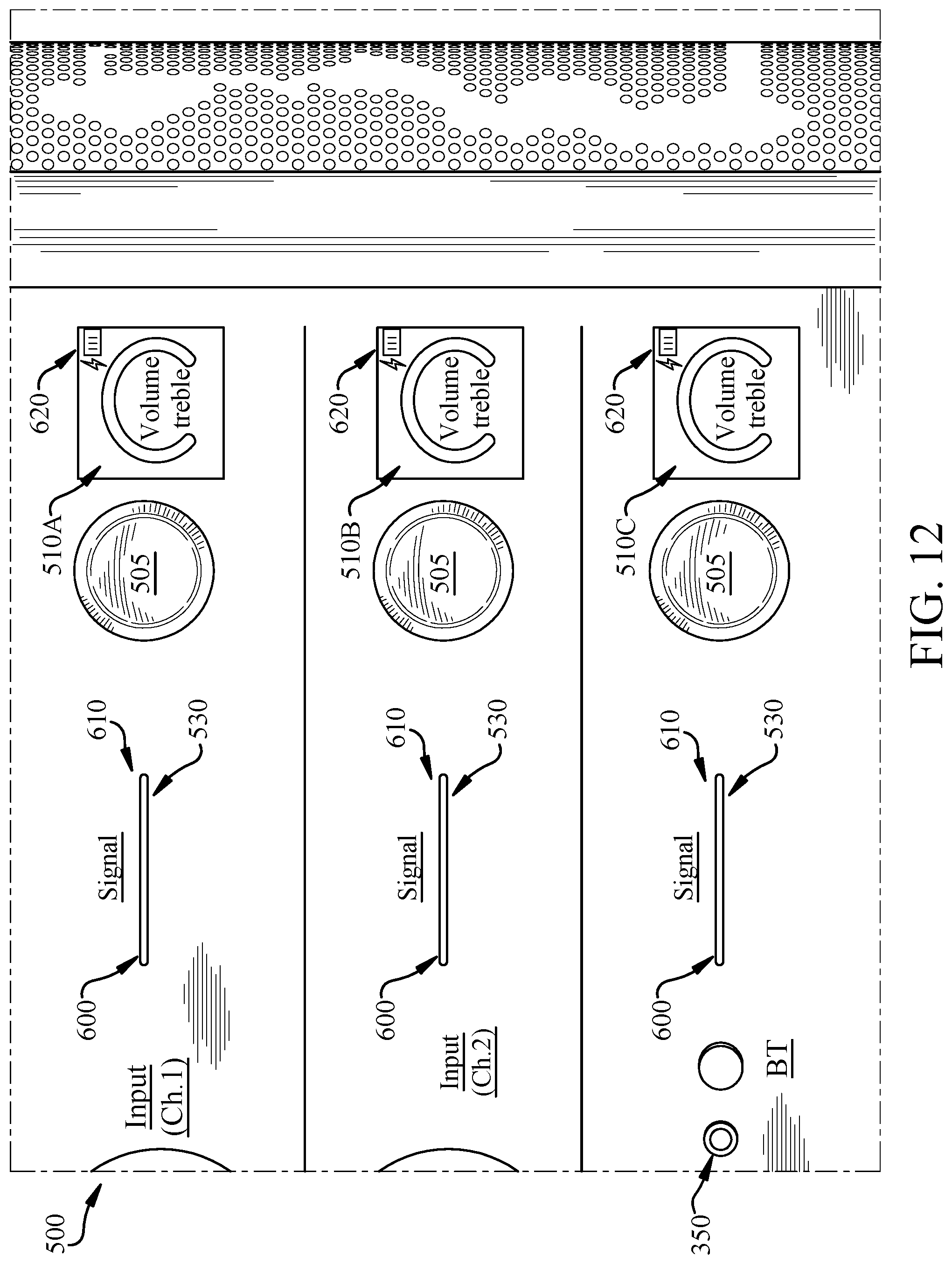 Patent US12328553 Figure 12 – Portable speaker with integrated wireless transmitter