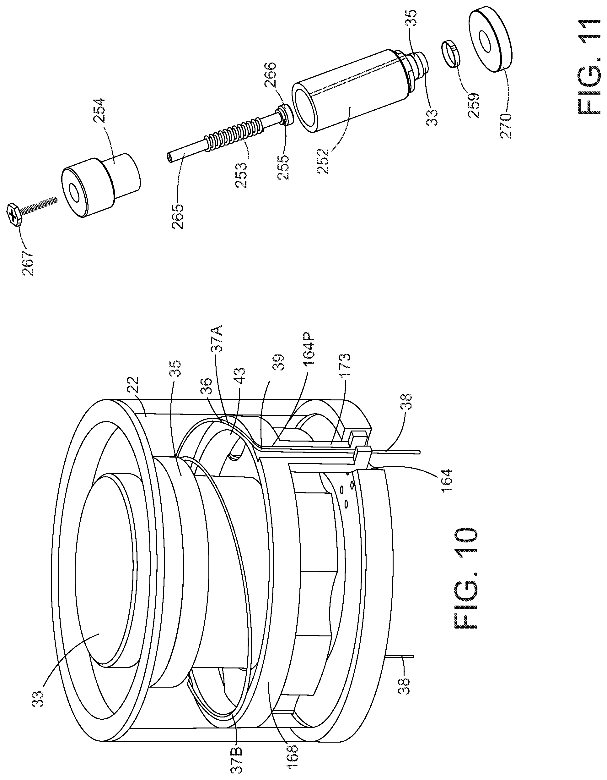 Patent US12328560 Figure 8 – Electro-acoustic transducer including a miniature voice coil