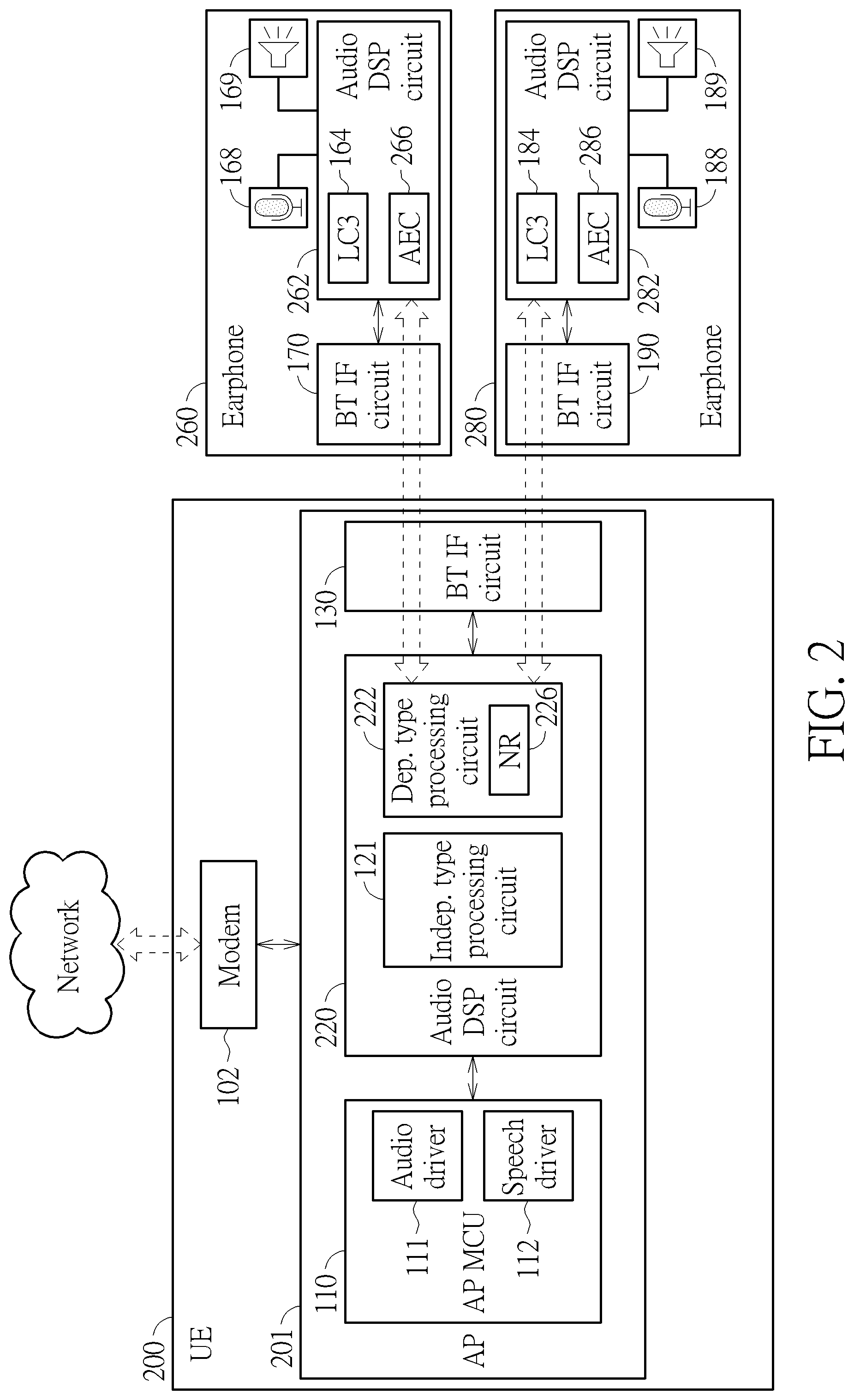 Patent US12328564 Figure 2 – Method and apparatus for performing audio enhancement with aid of timing control