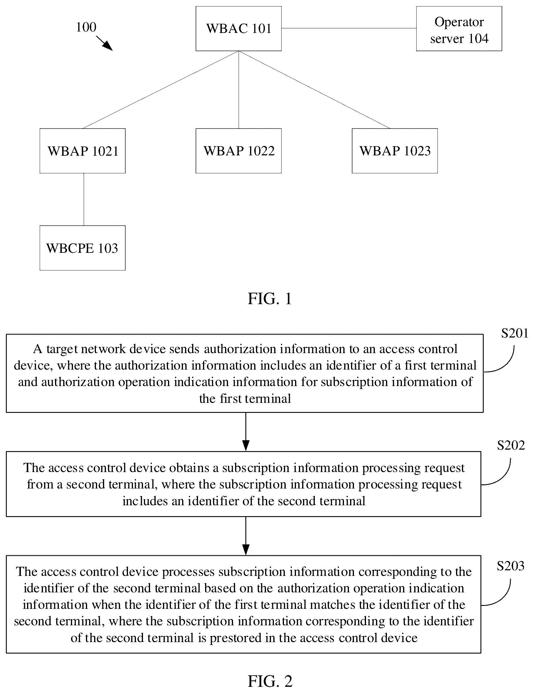 Patent US12328577 Figure 1 – Subscription information processing method and apparatus, and device