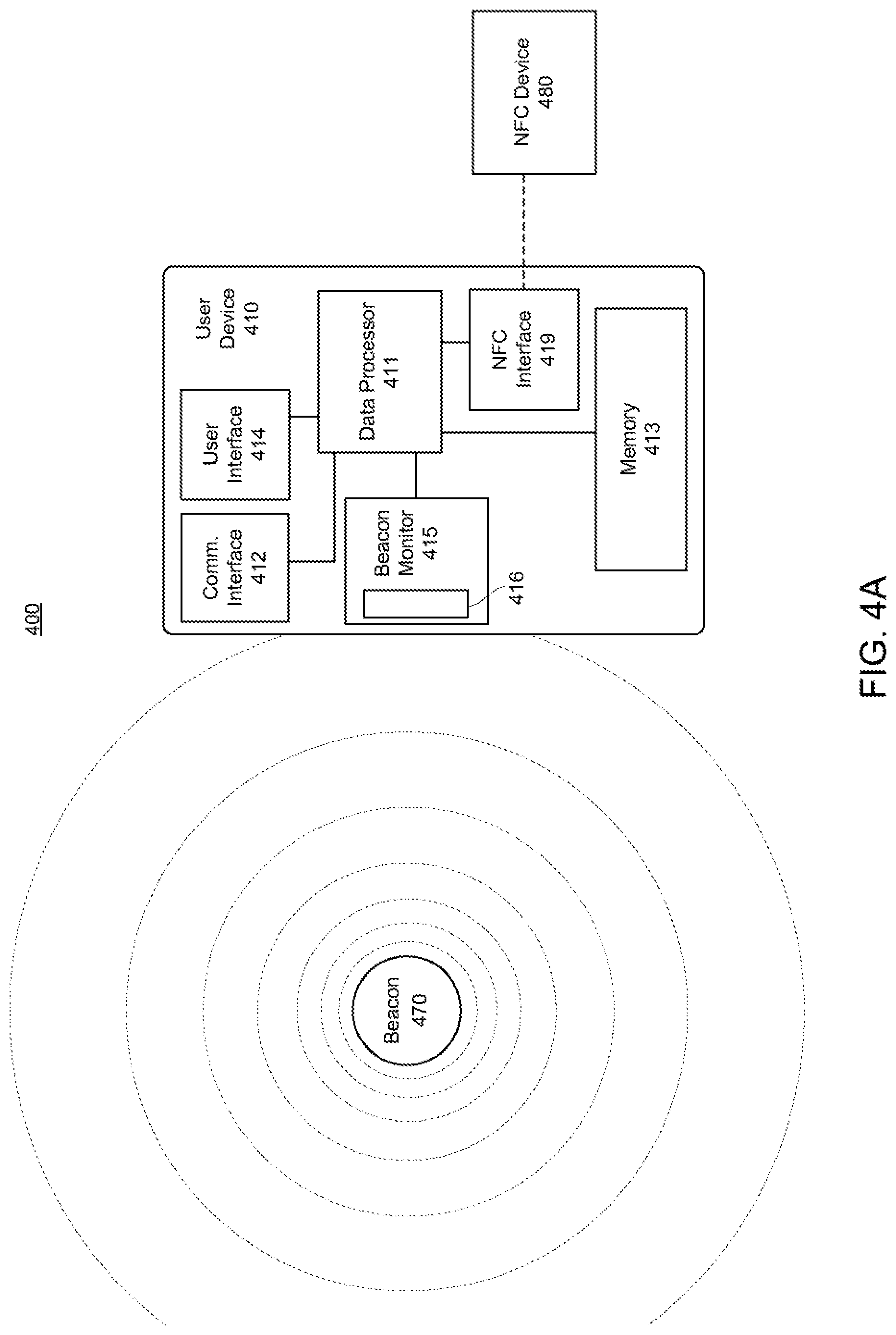 Patent US12328651 Figure 4 – System and method for varying a function triggered by near field communication