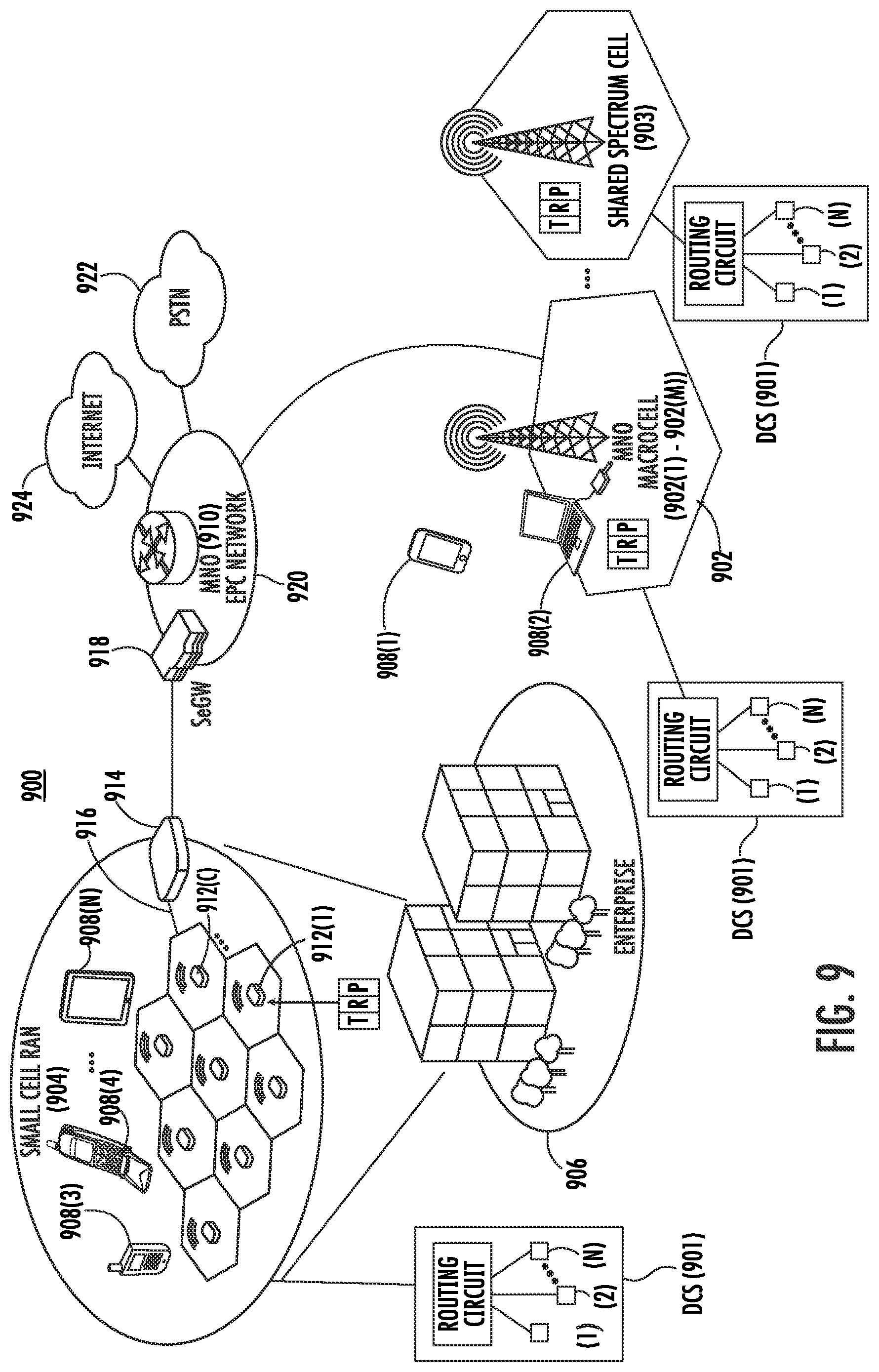 Patent US12328669 Figure 13 – Autonomous power saving in a remote unit in a wireless communications system (WCS)