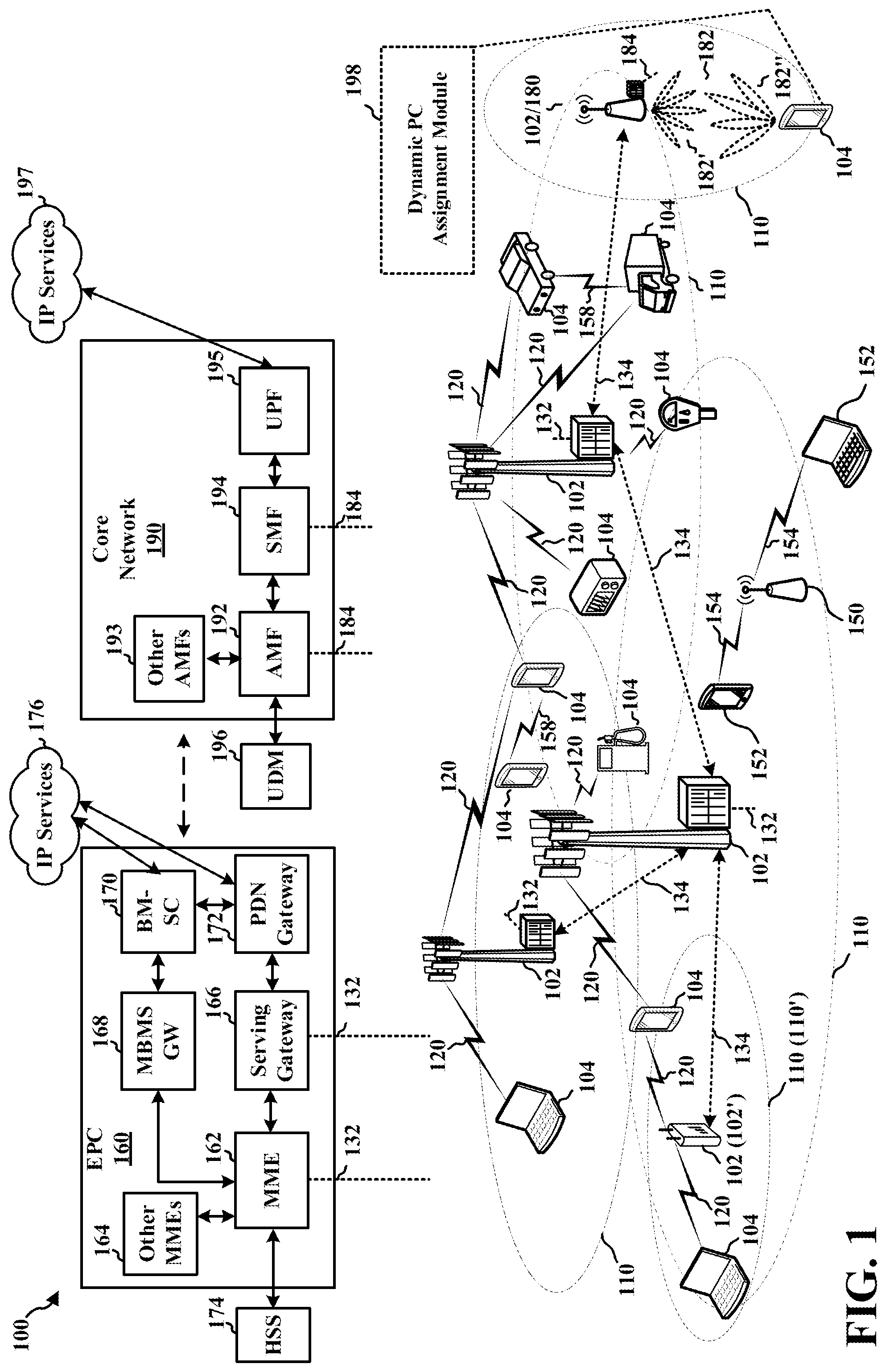 Patent US12328679 — Dynamic power class assignments — Figure 1