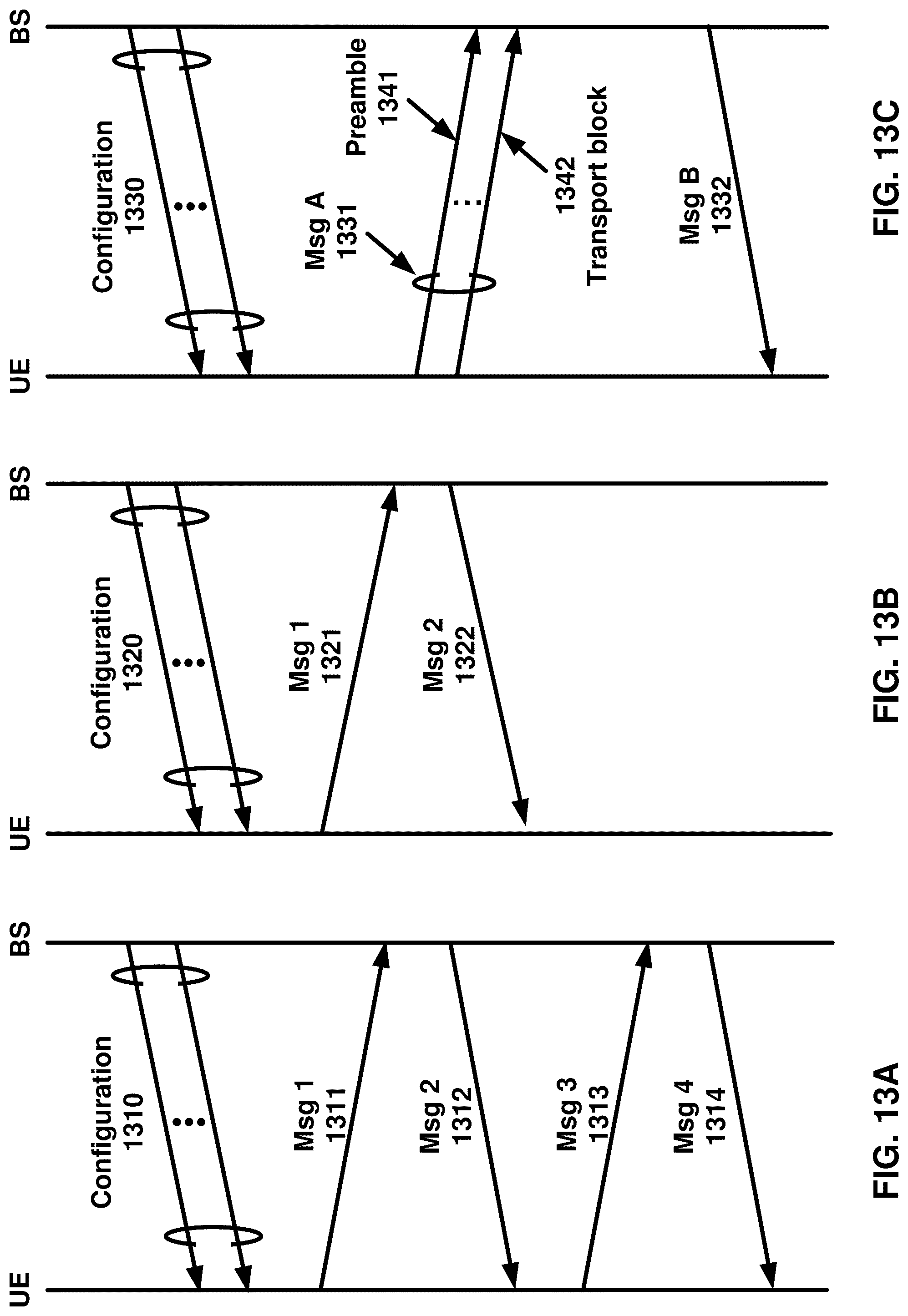 Patent US12328683 Figure 13 – Transmission and reception with multiple panels