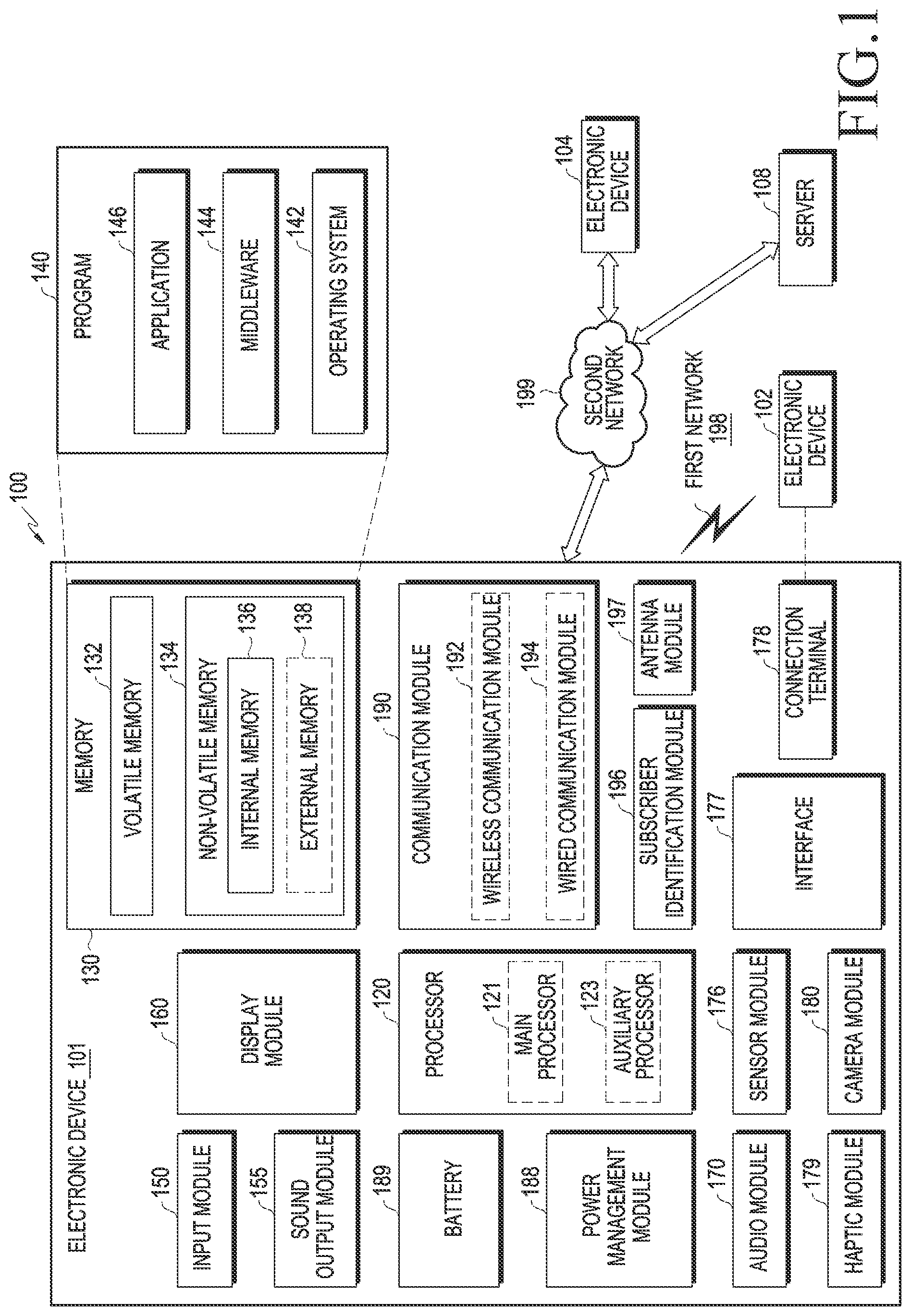 Patent US12328684 — Electronic device and method for controlling power of transmission signal in transformable electronic device — Figure 1
