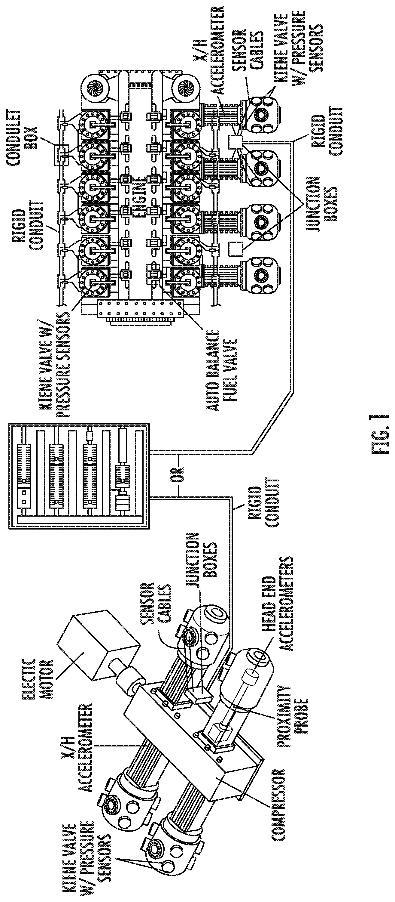 Patent US12328697 Figure 1 – System and method of wireless synchronization of machinery monitoring components