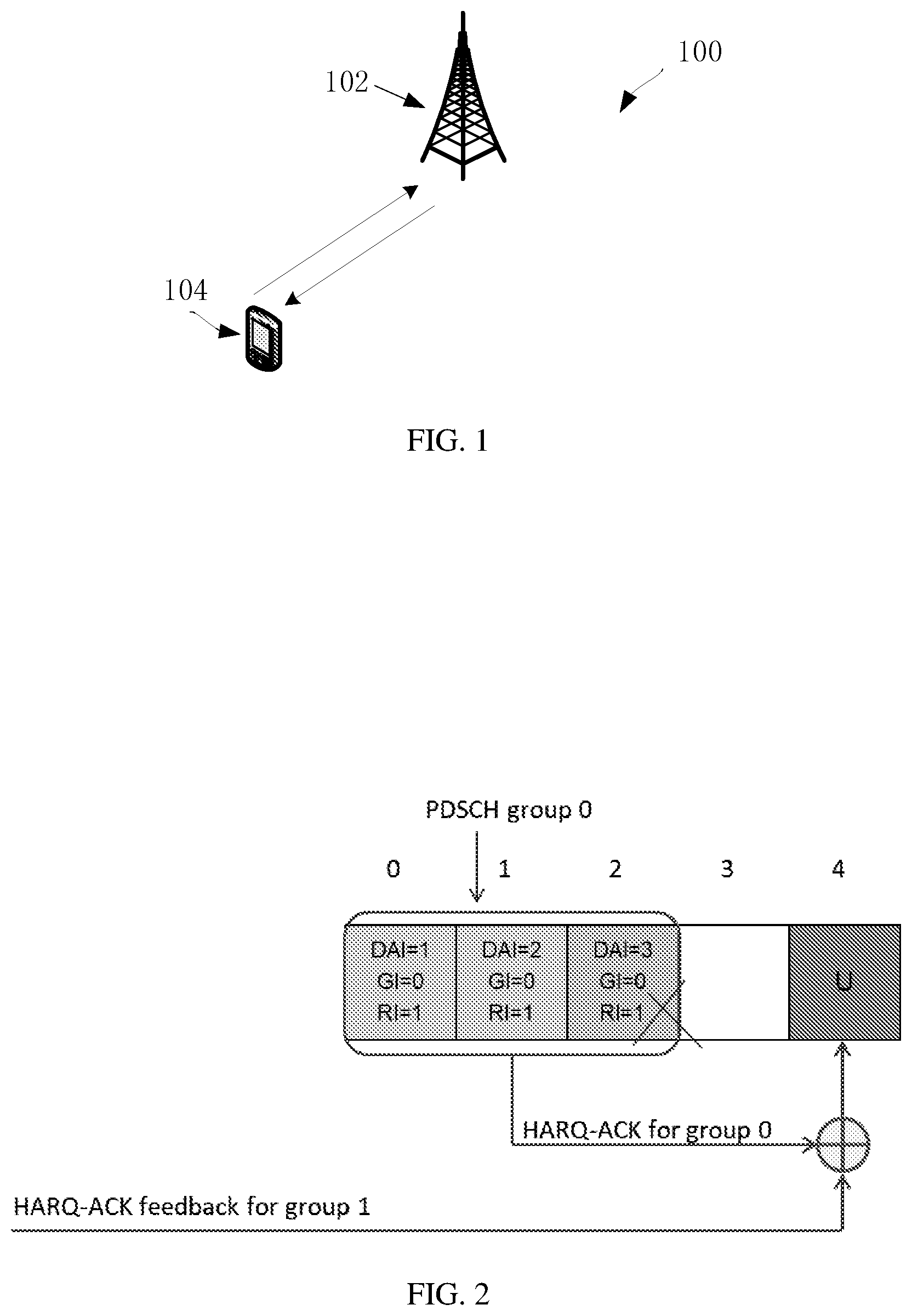 Patent US12328723 Figure 1 – Method and apparatus for HARQ-ACK sub-codebook combination