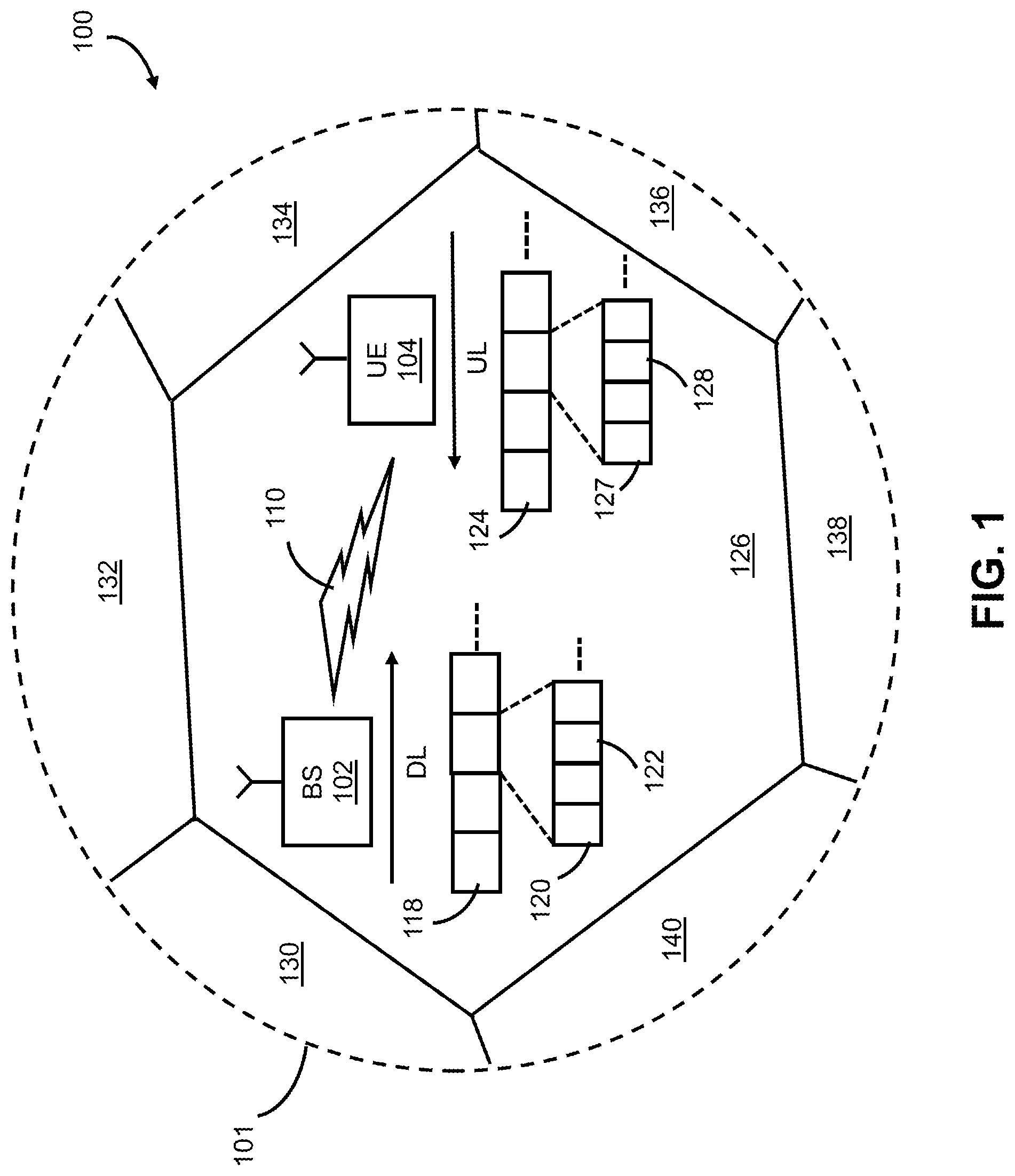 Patent US12328745 Figure 1 – System and method for blind detection