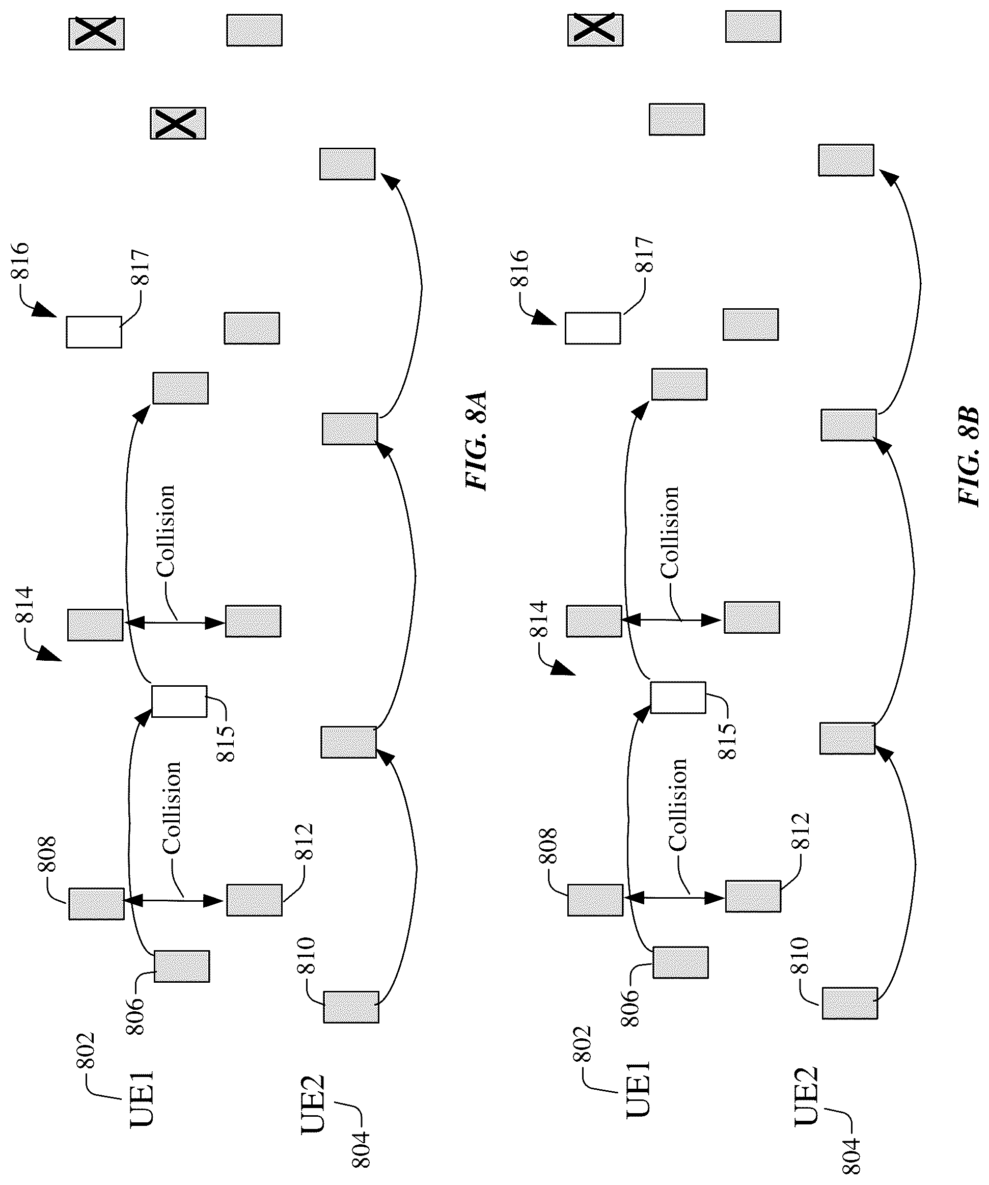 Patent US12328761 Figure 7 – Schemes to avoid periodic resource collisions
