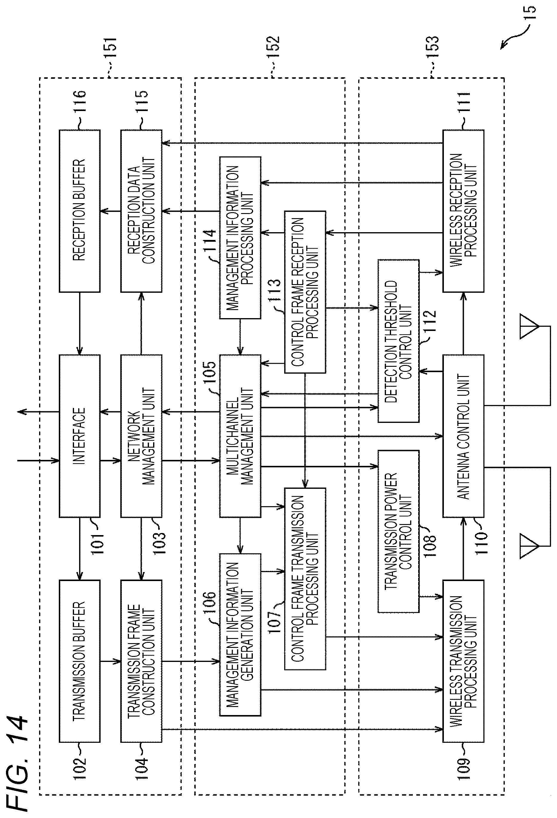 Patent US12328763 Figure 13 – Communication apparatus