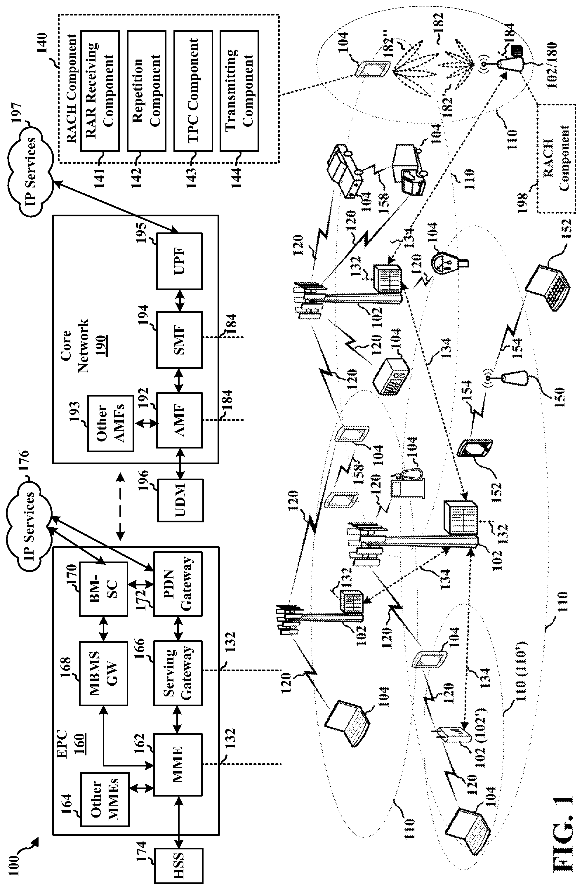 Patent US12328768 Figure 1 – Joint MSG3 repetition factor and TPC indication