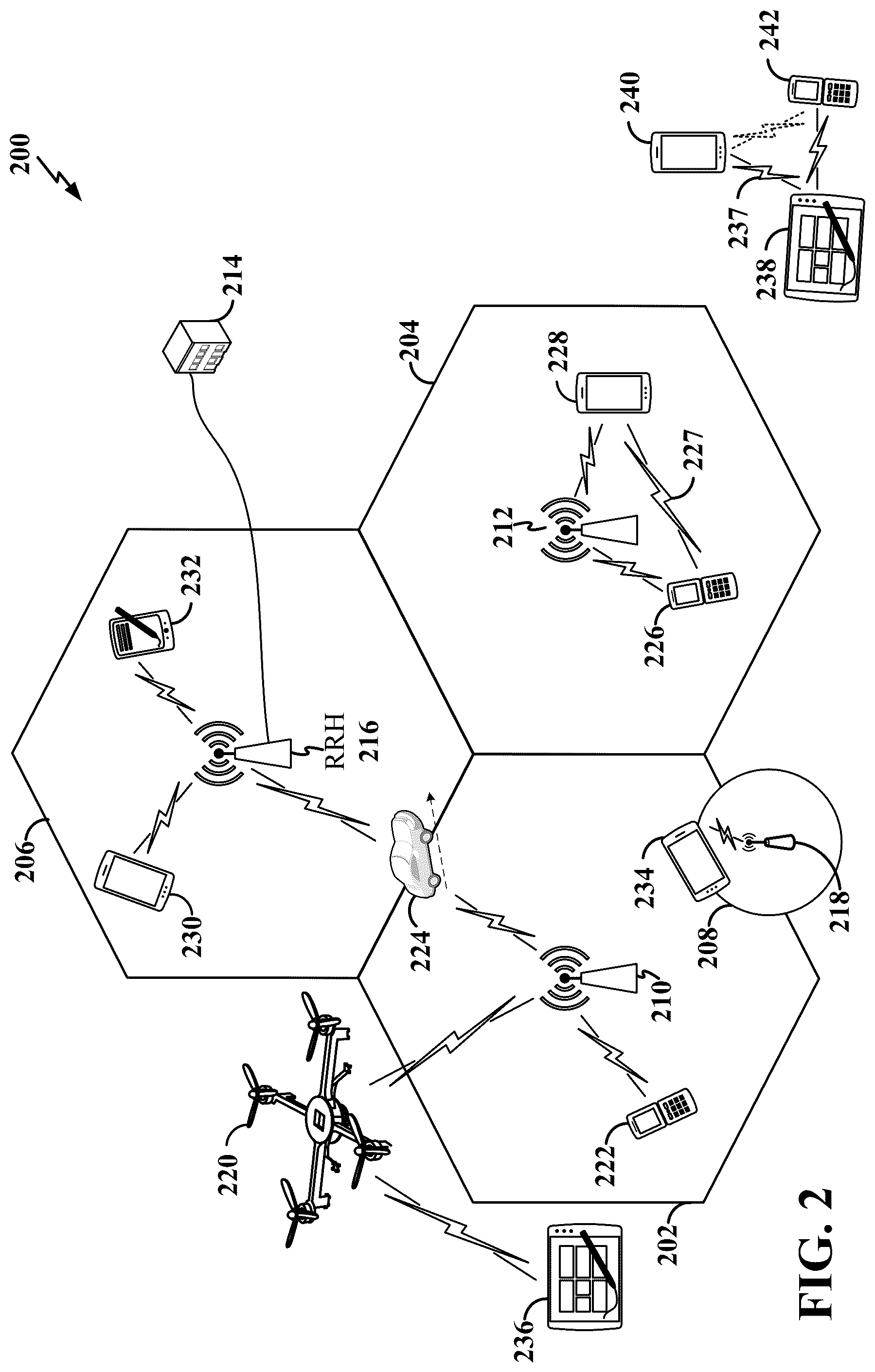 Patent US12328773 Figure 2 – Configurations for narrowband wireless communication