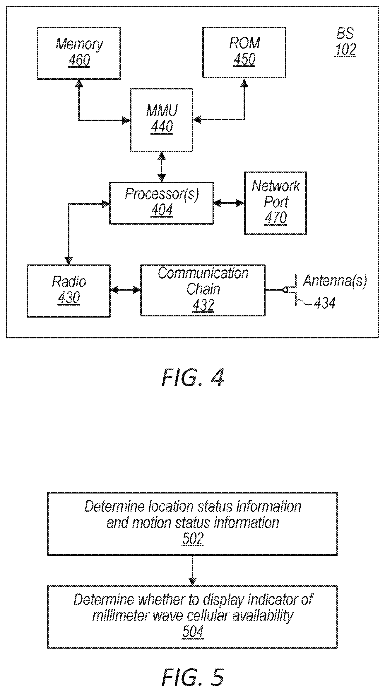 Patent US12328776 Figure 3 – Determining whether to display an indicator of millimeter wave cellular availability