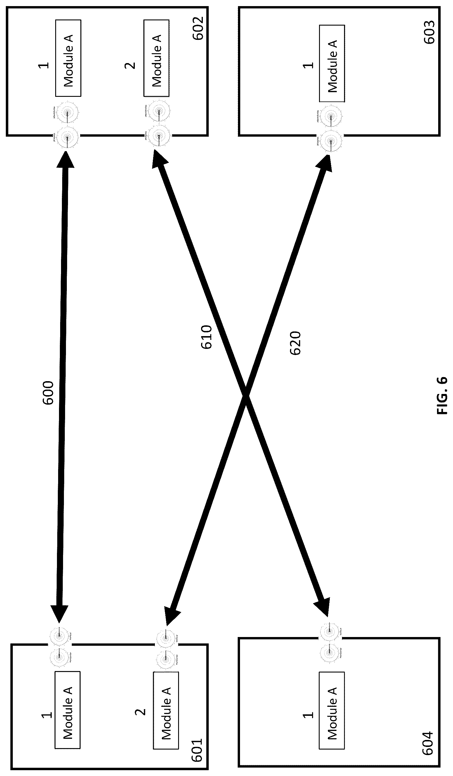 Patent US12328786 Figure 6 – Network sensing within a wireless mesh network
