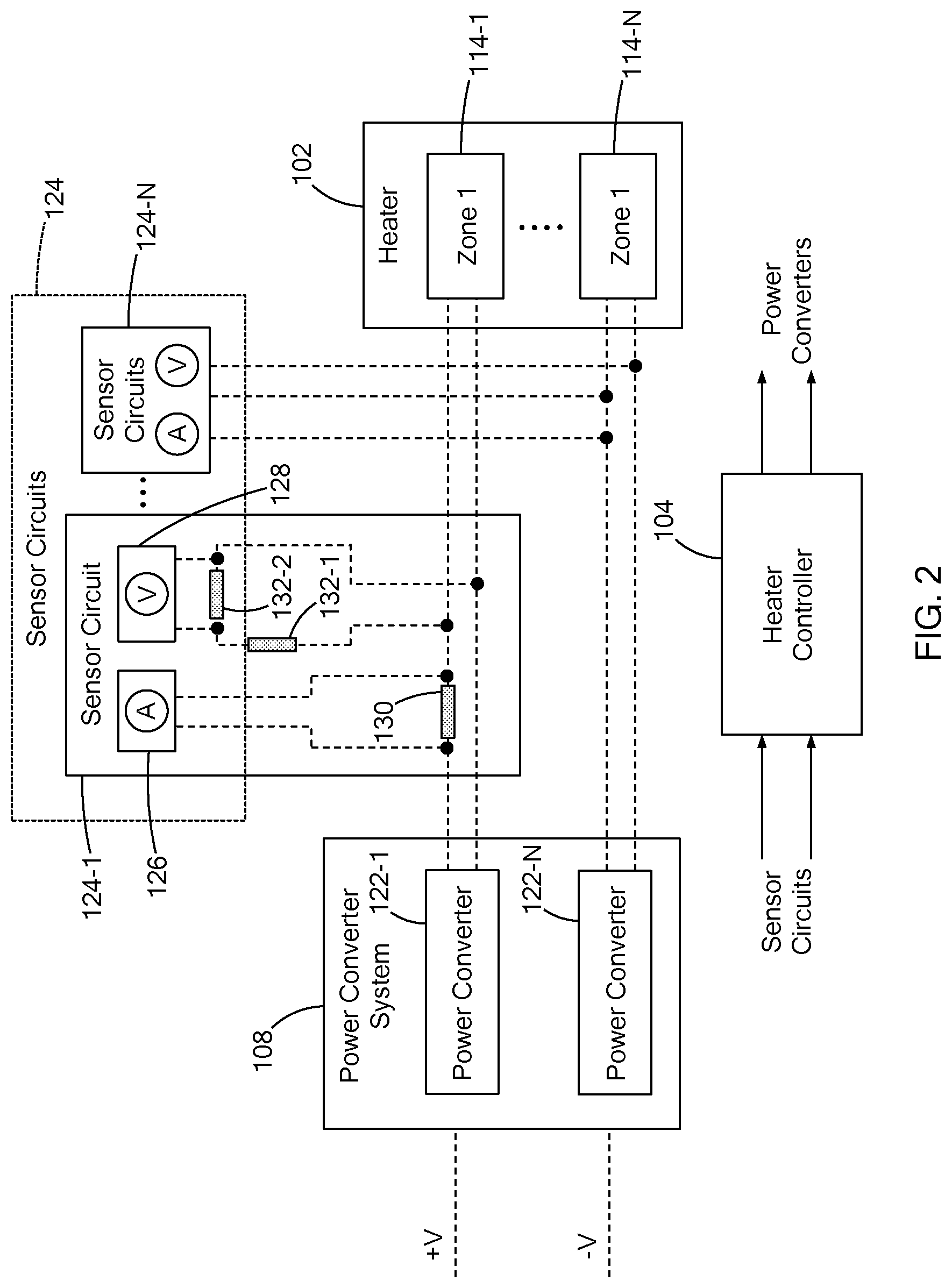 Patent US12328799 Figure 2 – System and method for calibrating a control system operating an electric heater