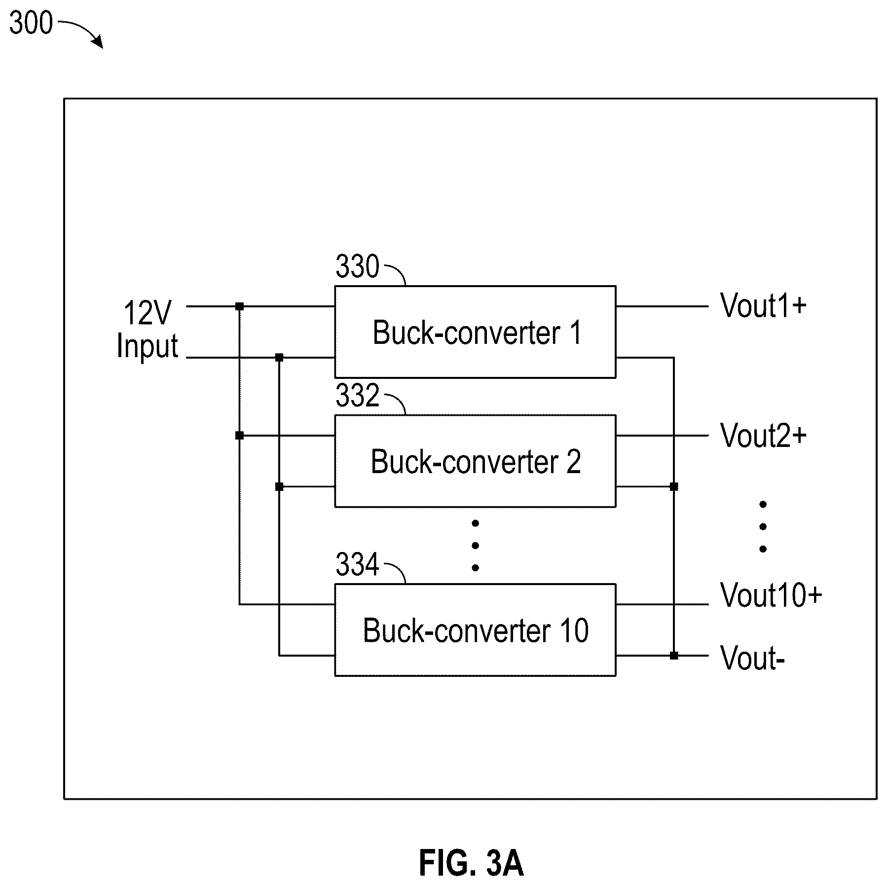 Patent US12328803 Figure 3 – Multiple power supply circuit for LED array