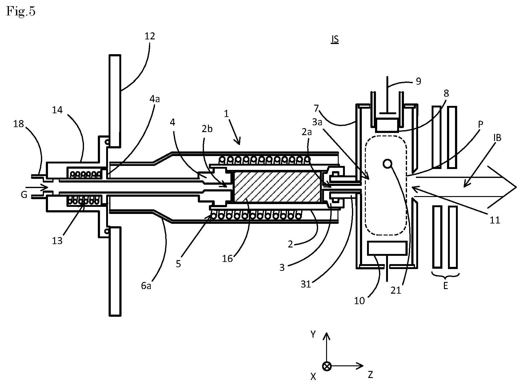 Patent US12328807 Figure 5 – Vaporizer, ion source and method for generating aluminum-containing vapor