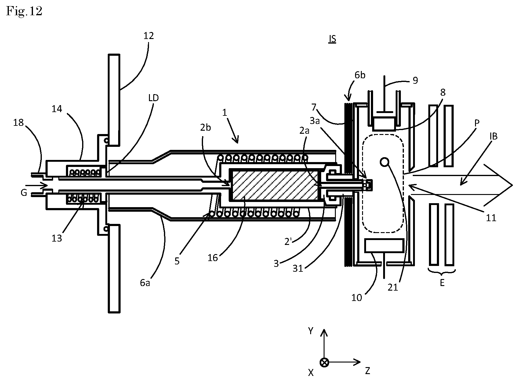 Patent US12328807 Figure 12 – Vaporizer, ion source and method for generating aluminum-containing vapor