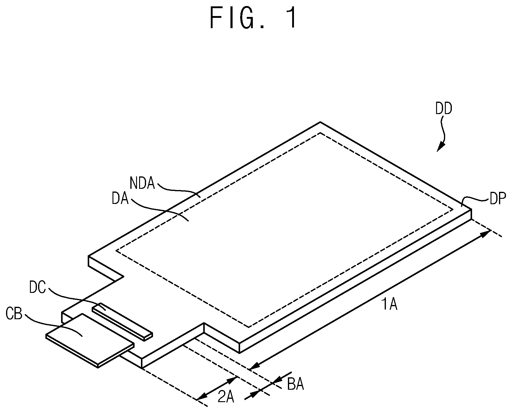 Patent US12328815 Figure 1 – Circuit board and display device including the same