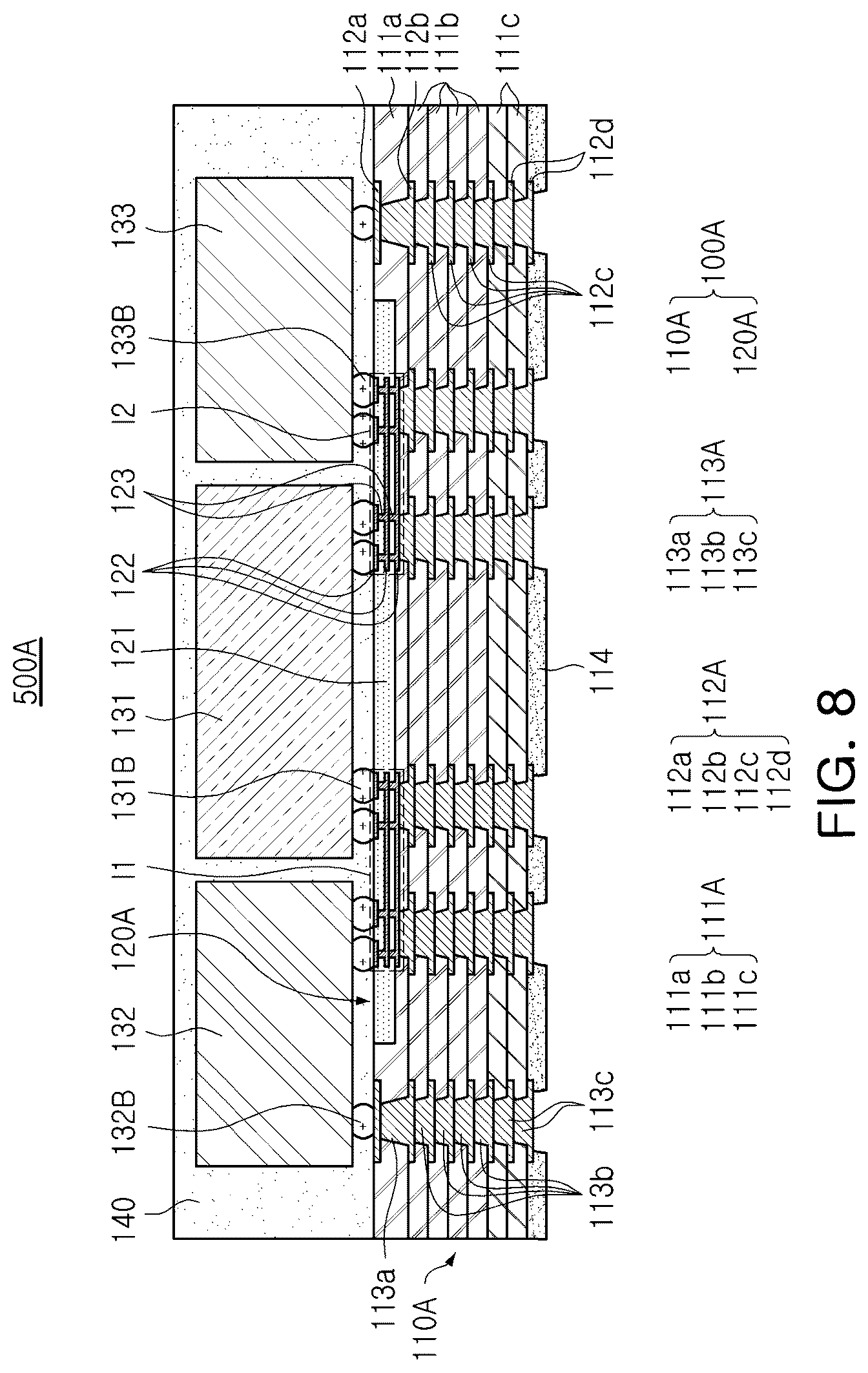 Patent US12328820 Figure 14 – Printed circuit board and a semiconductor package including the same