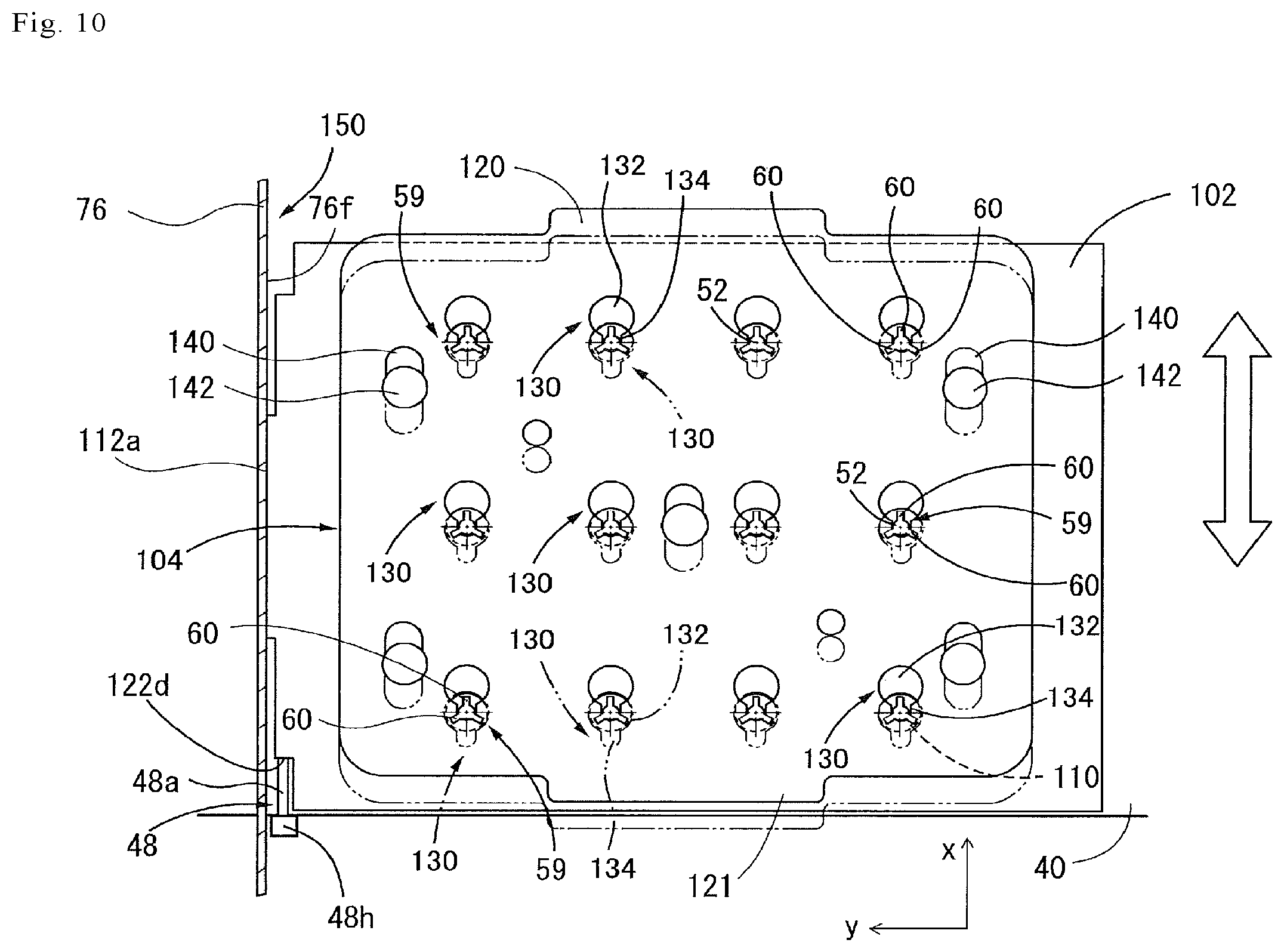 Patent US12328822 Figure 8 – Substrate support pin installation jig