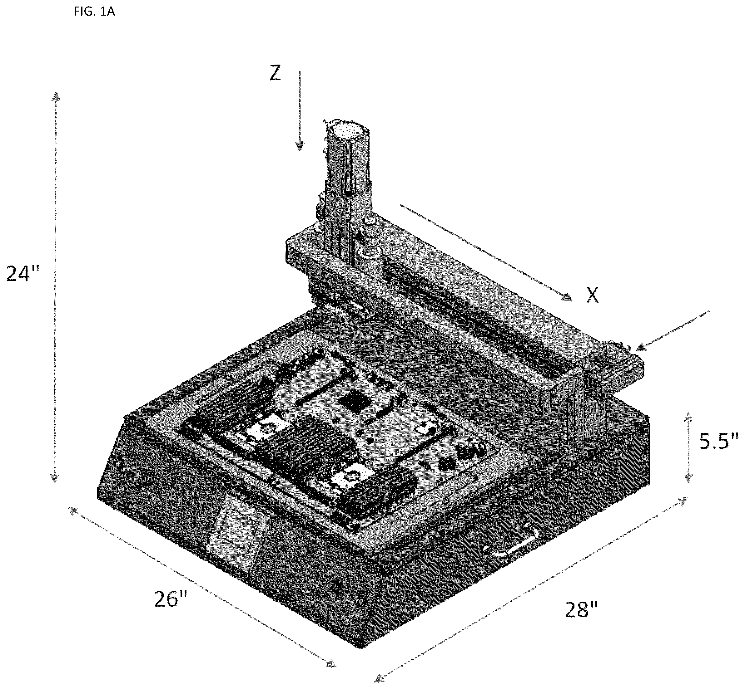 Patent US12328823 Figure 1 – Automated memory card press fixture