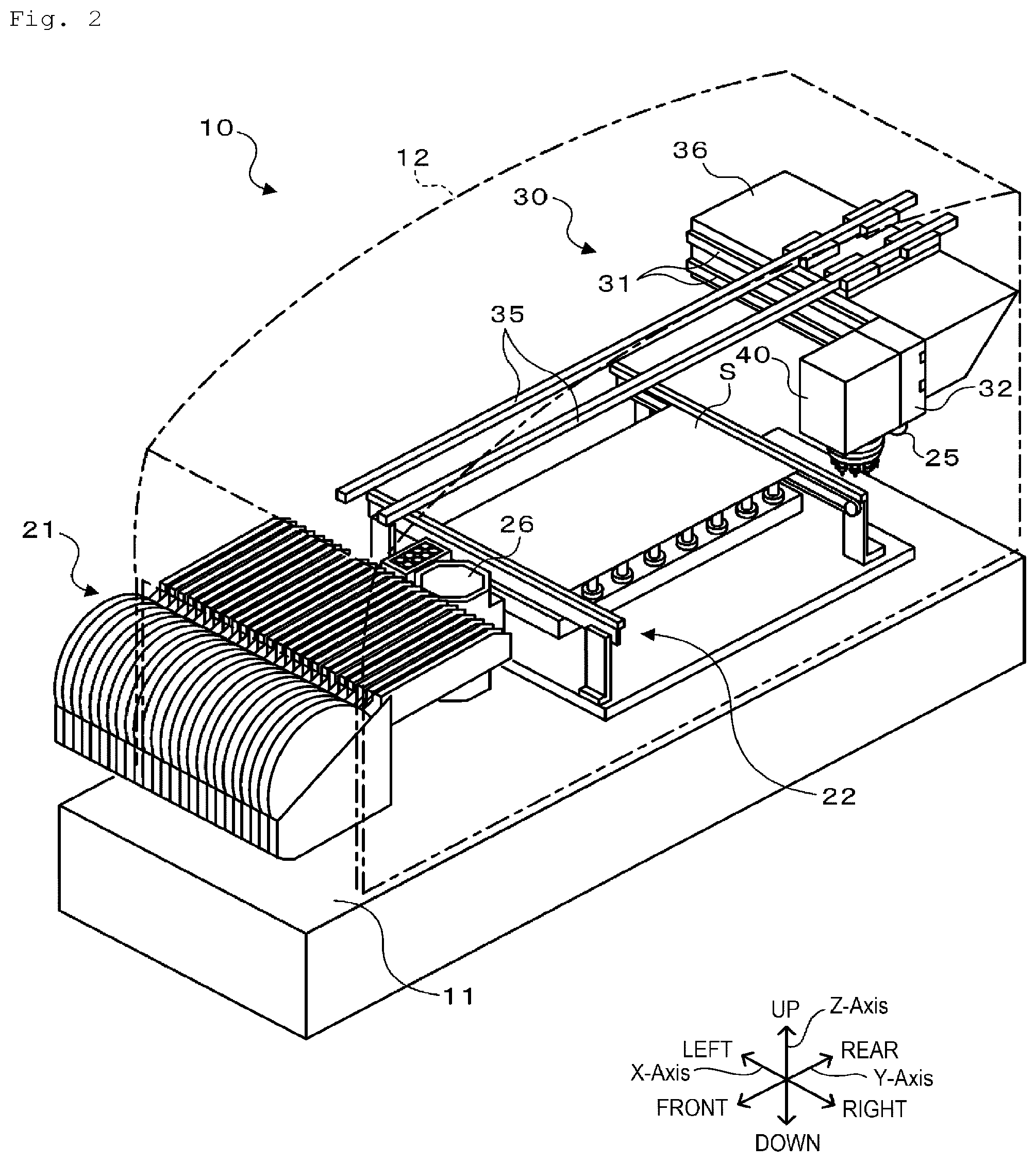 Patent US12328825 Figure 2 – Analysis device for a component mounting device to analyze board contact of a component