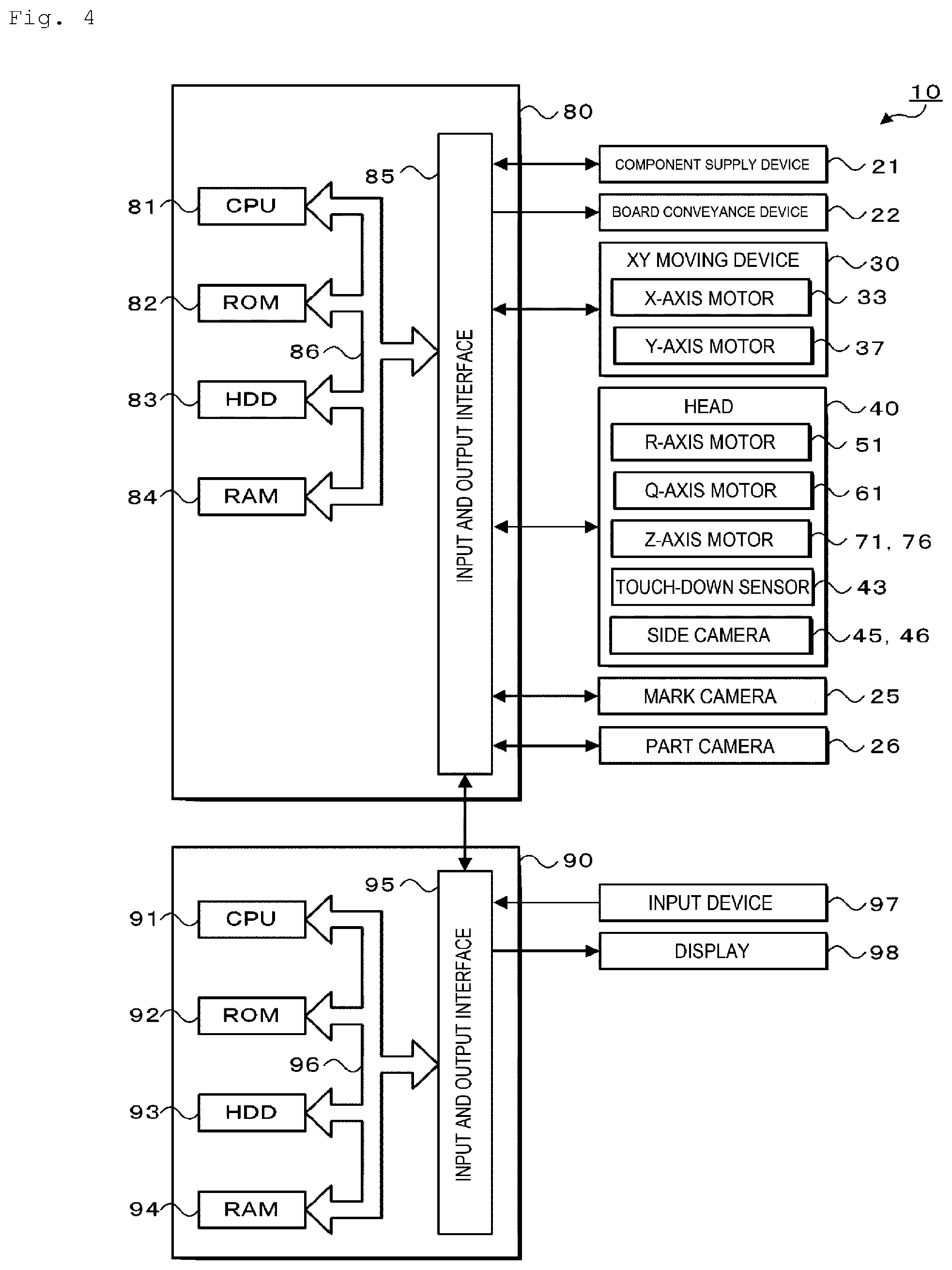Patent US12328825 Figure 4 – Analysis device for a component mounting device to analyze board contact of a component