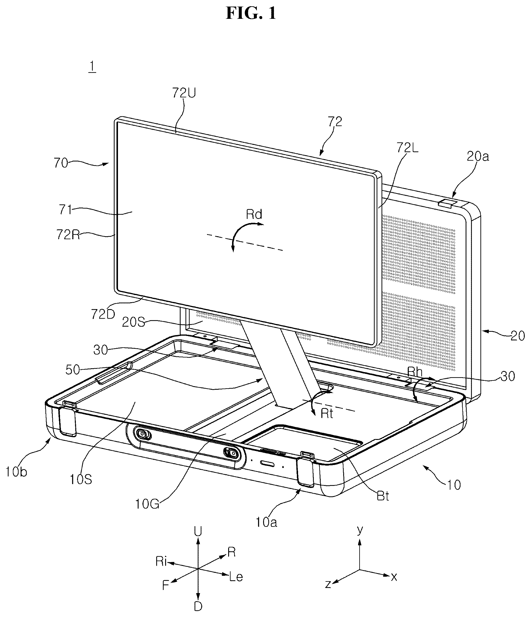 Patent US12328829 — Display device — Figure 1